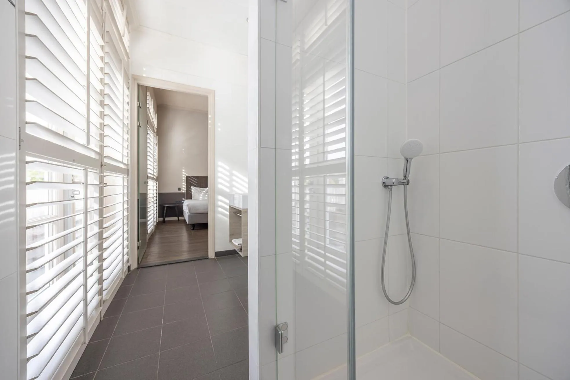 Shower in Fletcher Hotel - Restaurant Nautisch Kwartier