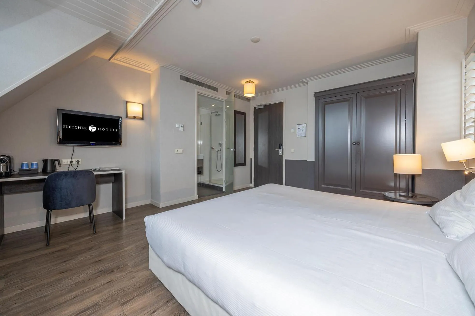 Bed in Fletcher Hotel - Restaurant Nautisch Kwartier