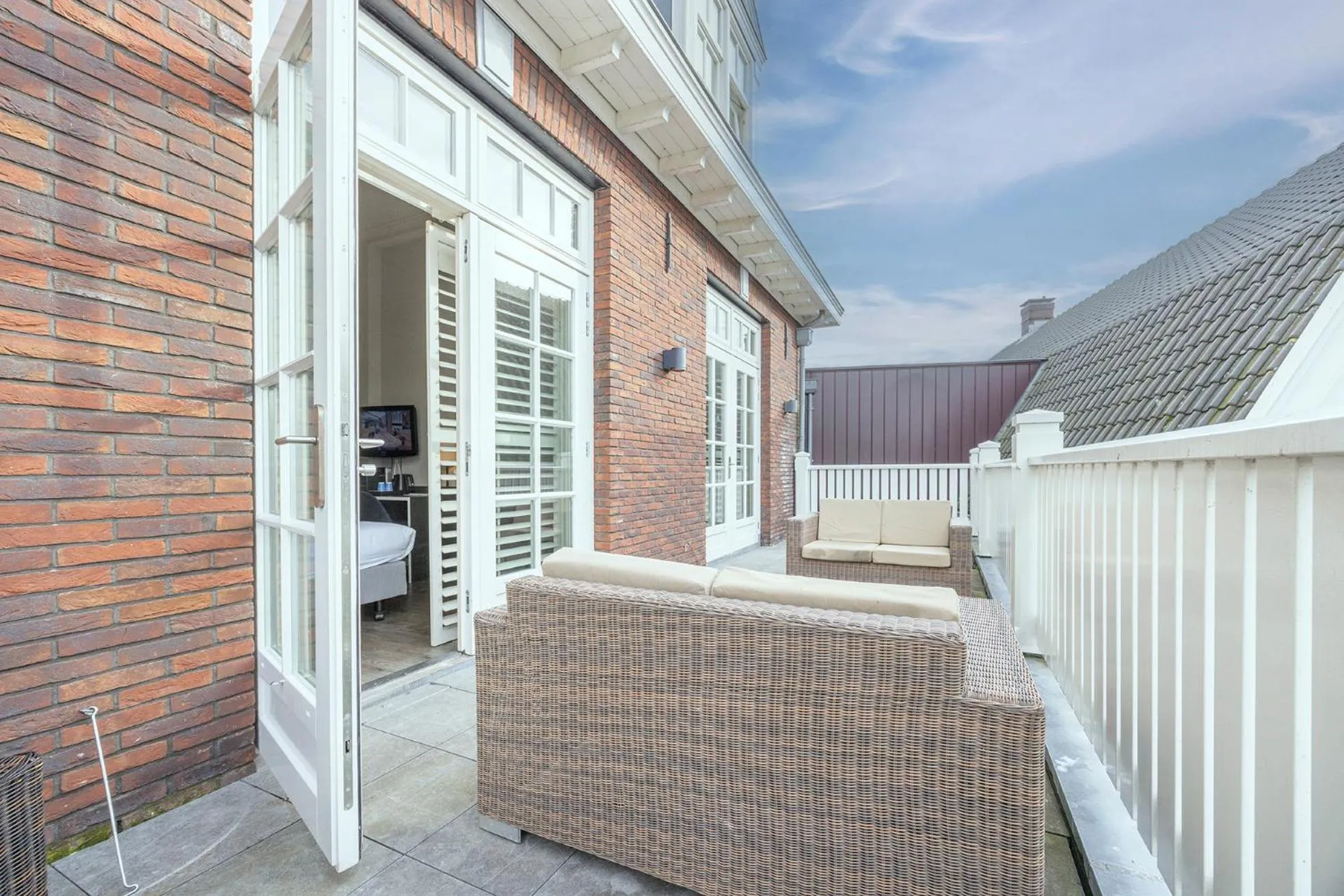 Balcony/Terrace in Fletcher Hotel - Restaurant Nautisch Kwartier