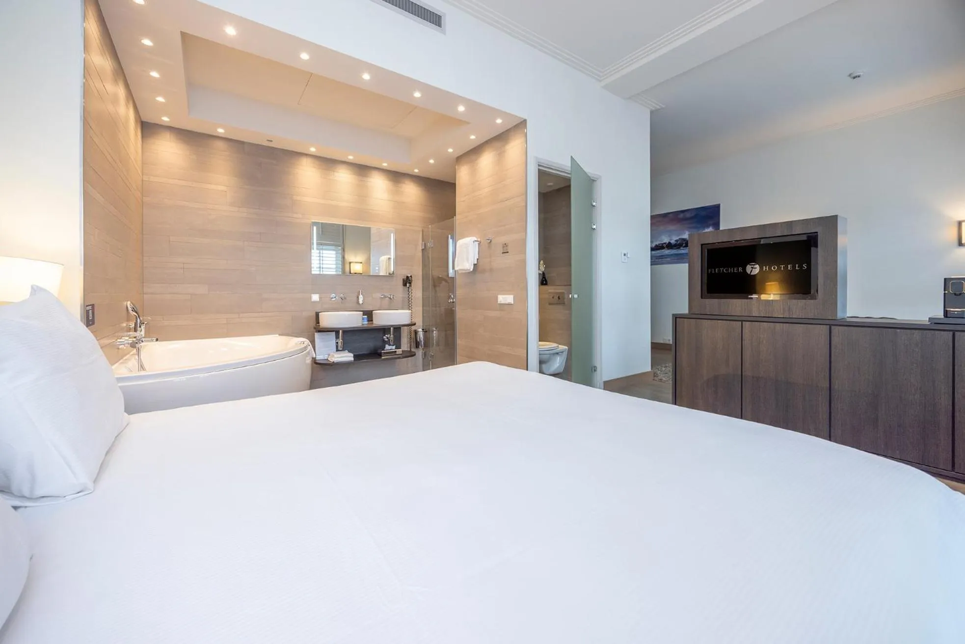 Bed in Fletcher Hotel - Restaurant Nautisch Kwartier