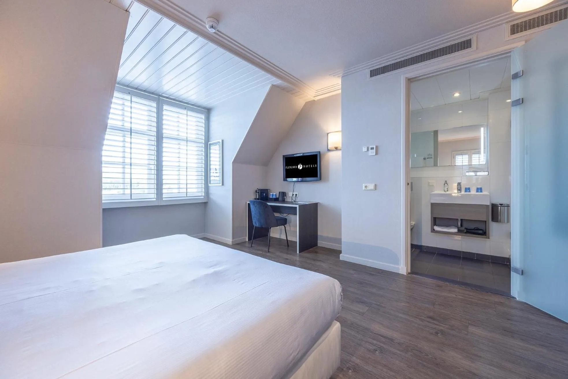 Bed in Fletcher Hotel - Restaurant Nautisch Kwartier