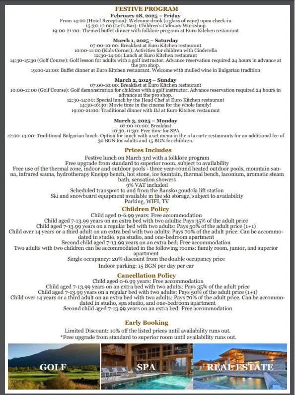 Pirin Golf Hotel & Spa