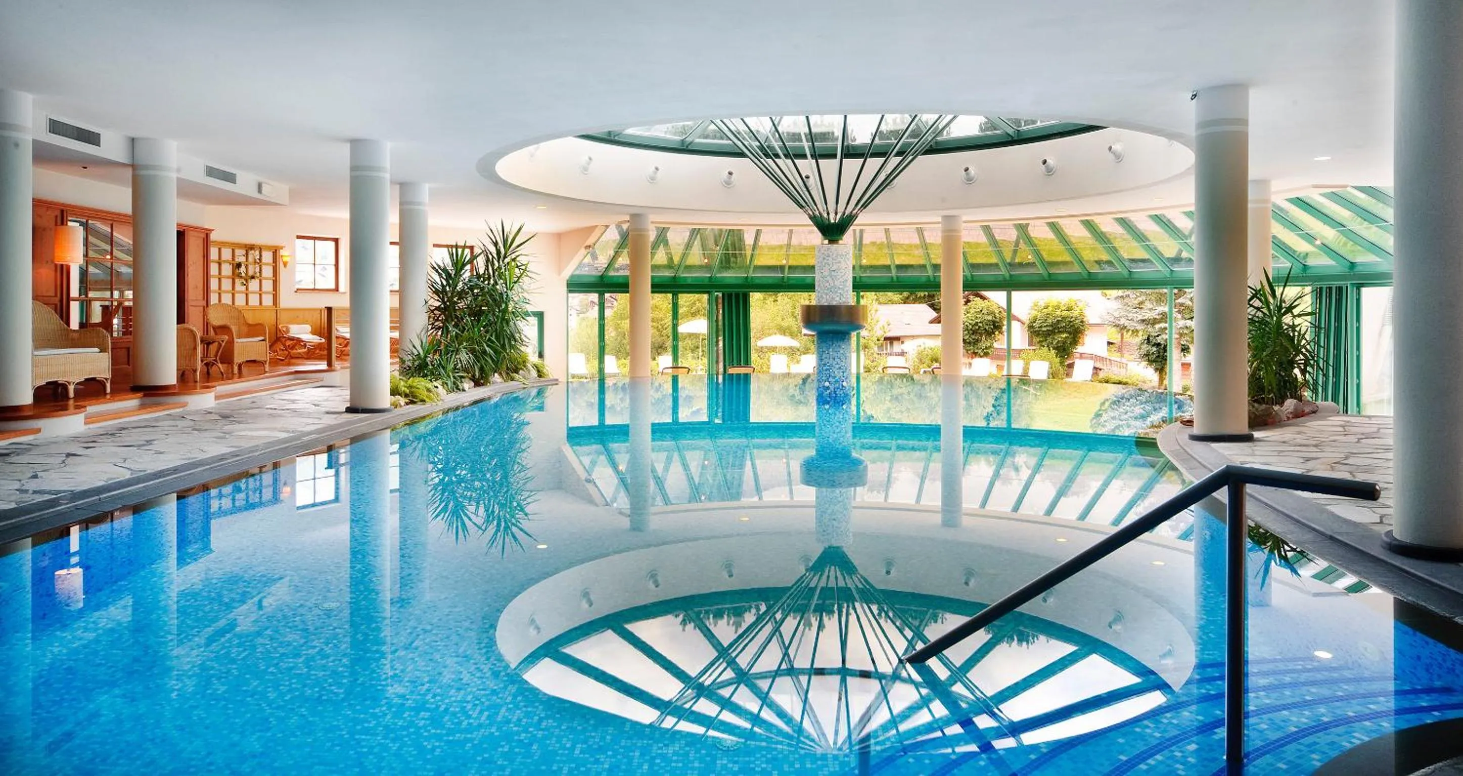 Swimming pool in Alpin & Vital Hotel La Perla