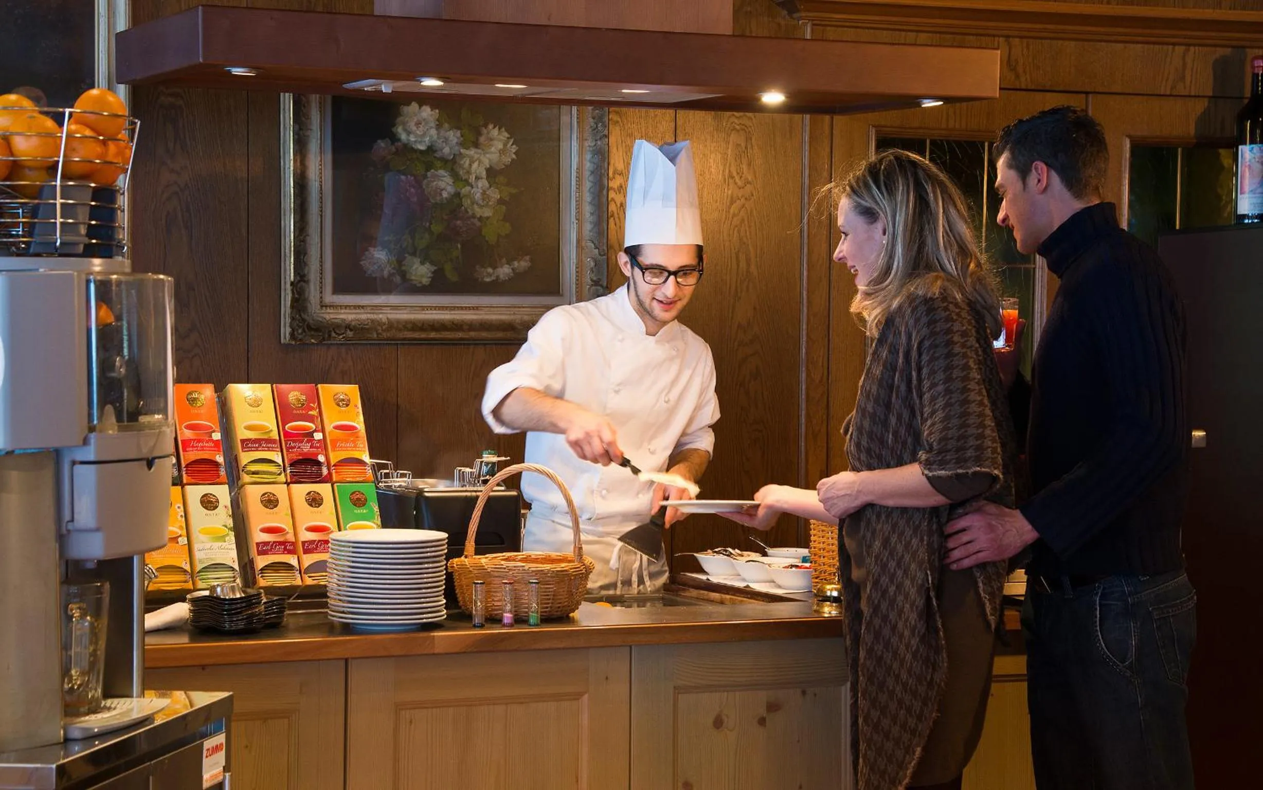 Restaurant/places to eat in Alpin & Vital Hotel La Perla