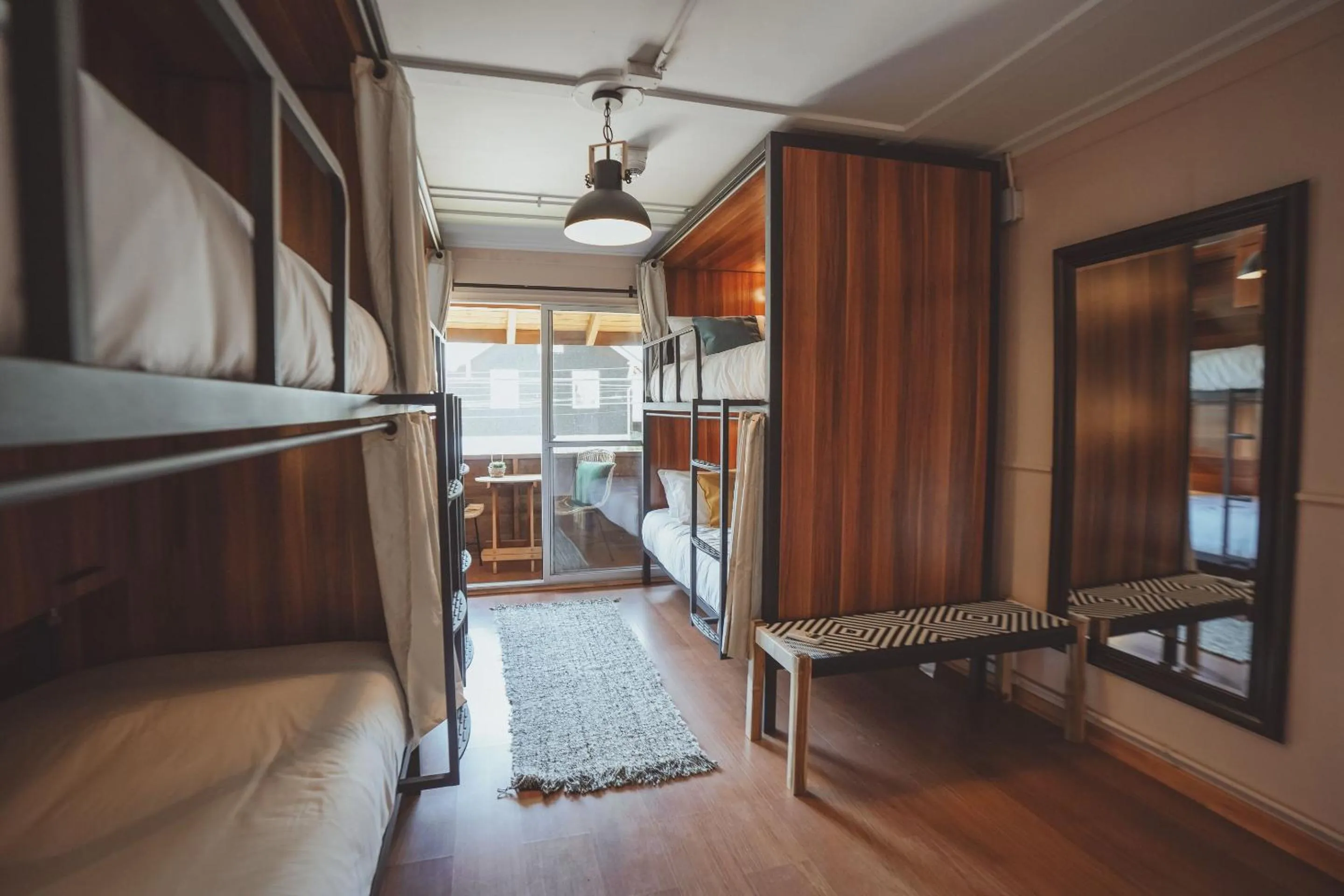 bunk bed in Selina Plaza Pucón