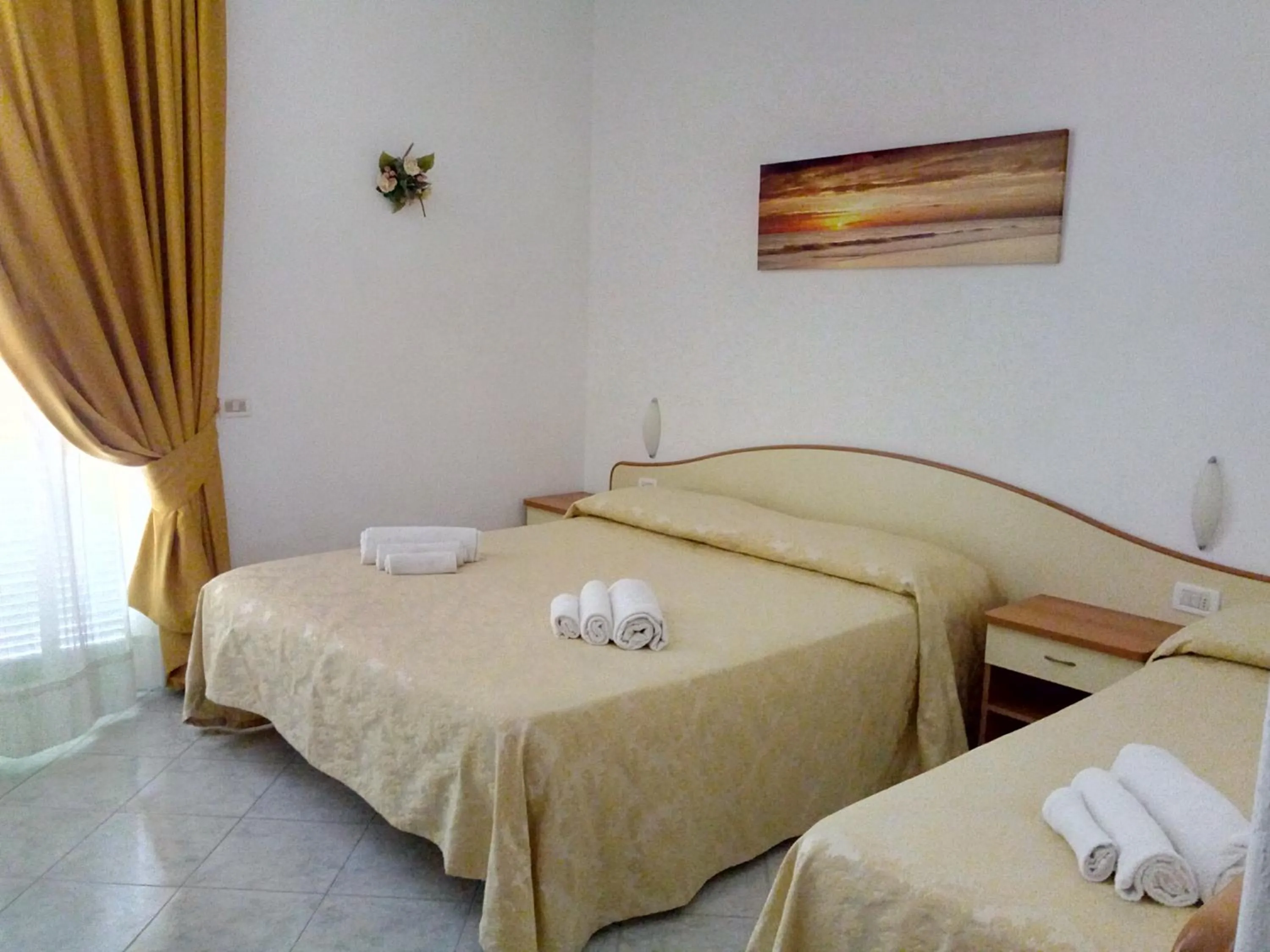 Bedroom, Bed in Villa Natalina