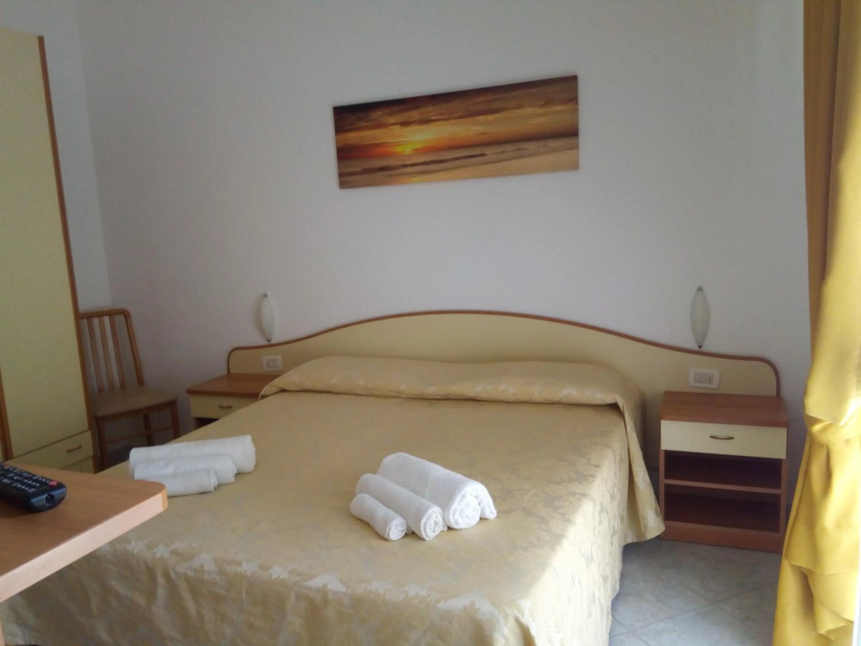 Bedroom, Bed in Villa Natalina