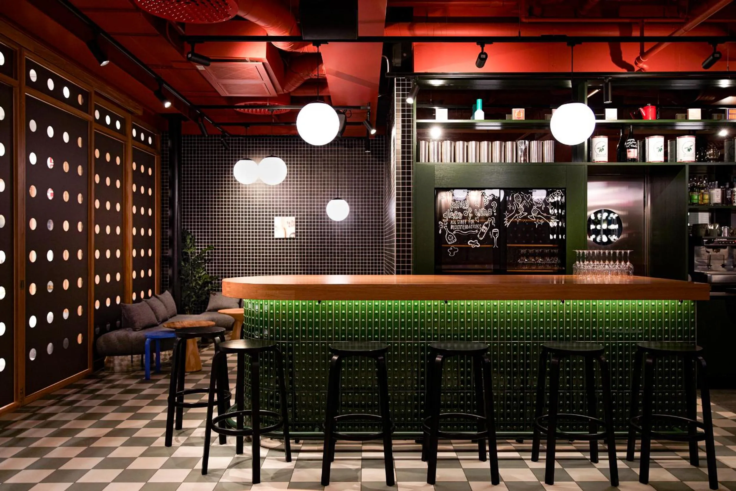 Lounge or bar in Hobo Helsinki