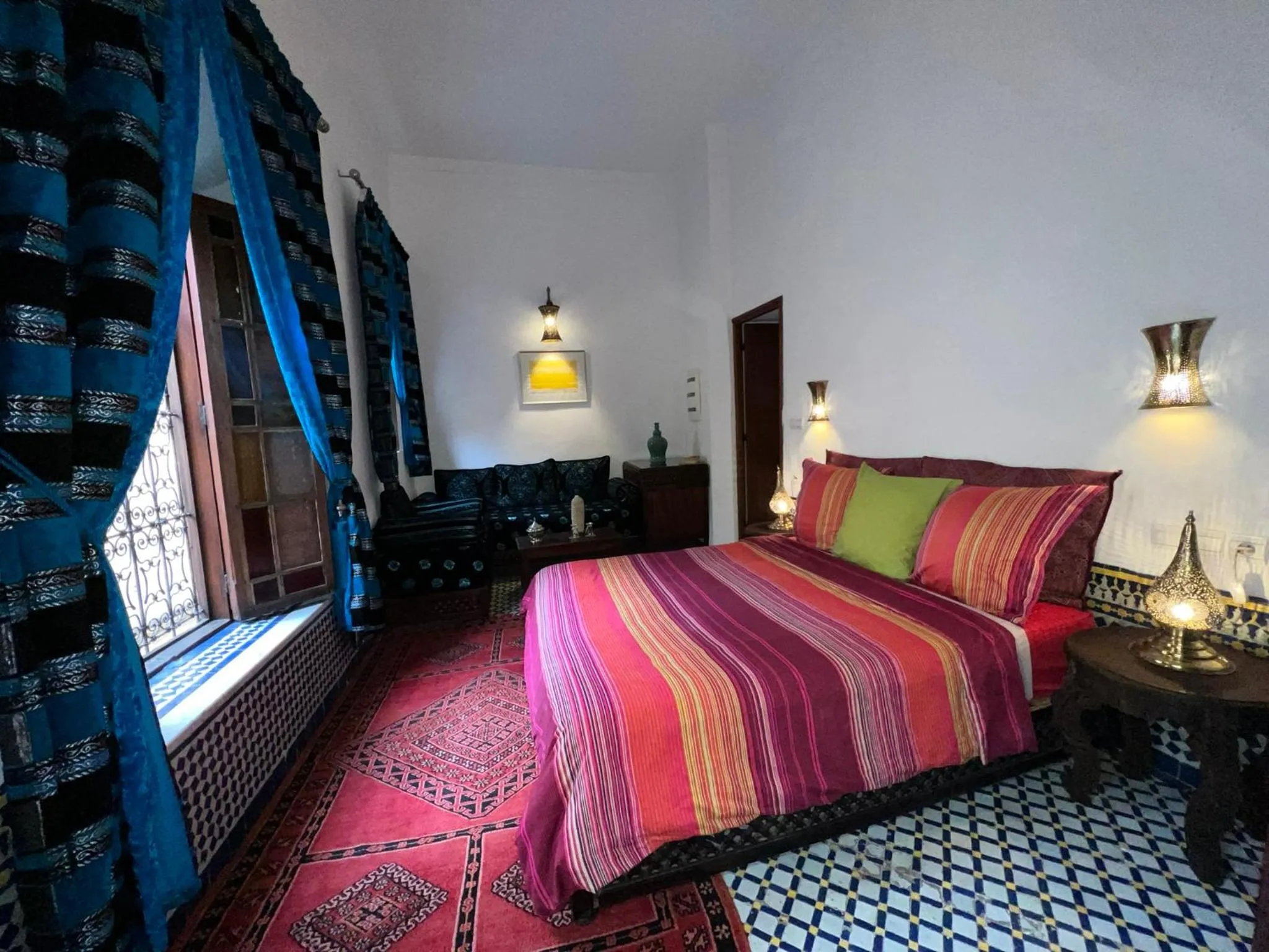Bed in Riad Dezayn