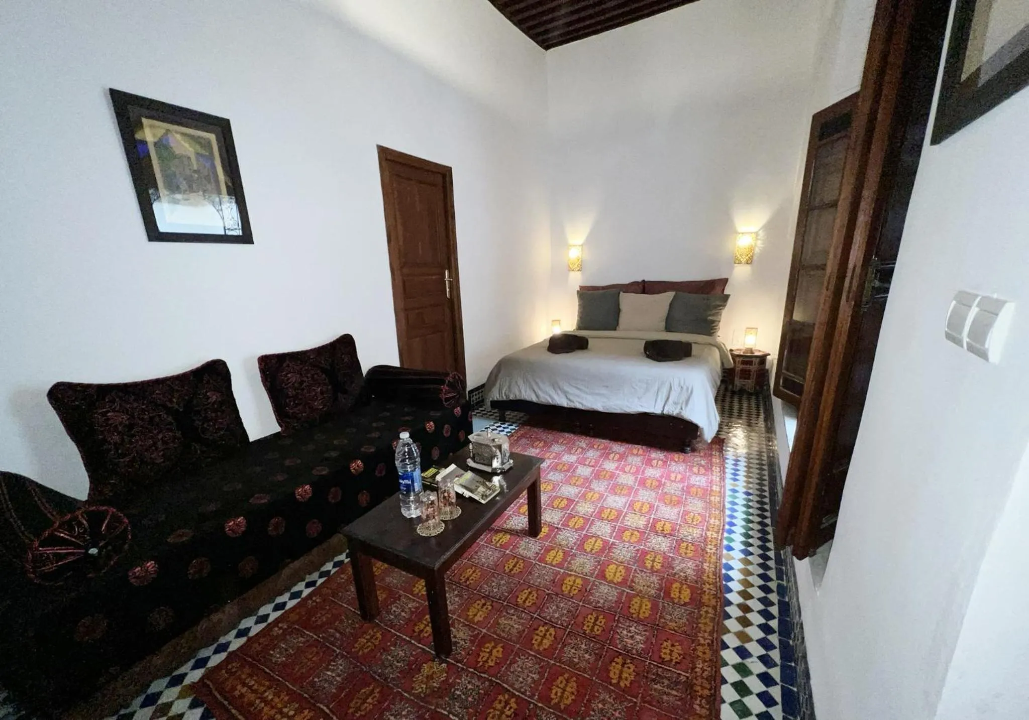 Bed in Riad Dezayn