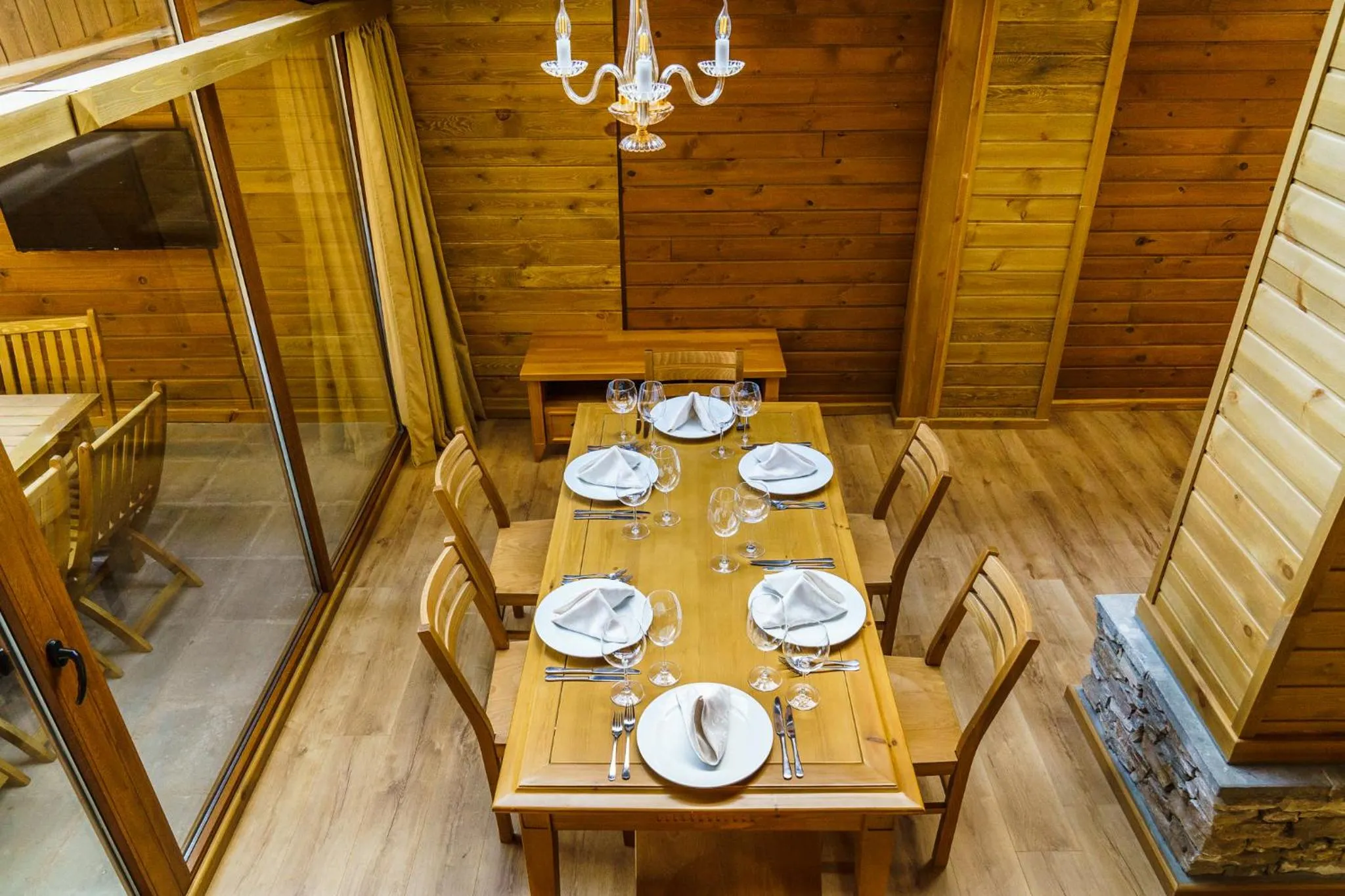 Living room in Pirin Golf & Country Club Apartment Complex