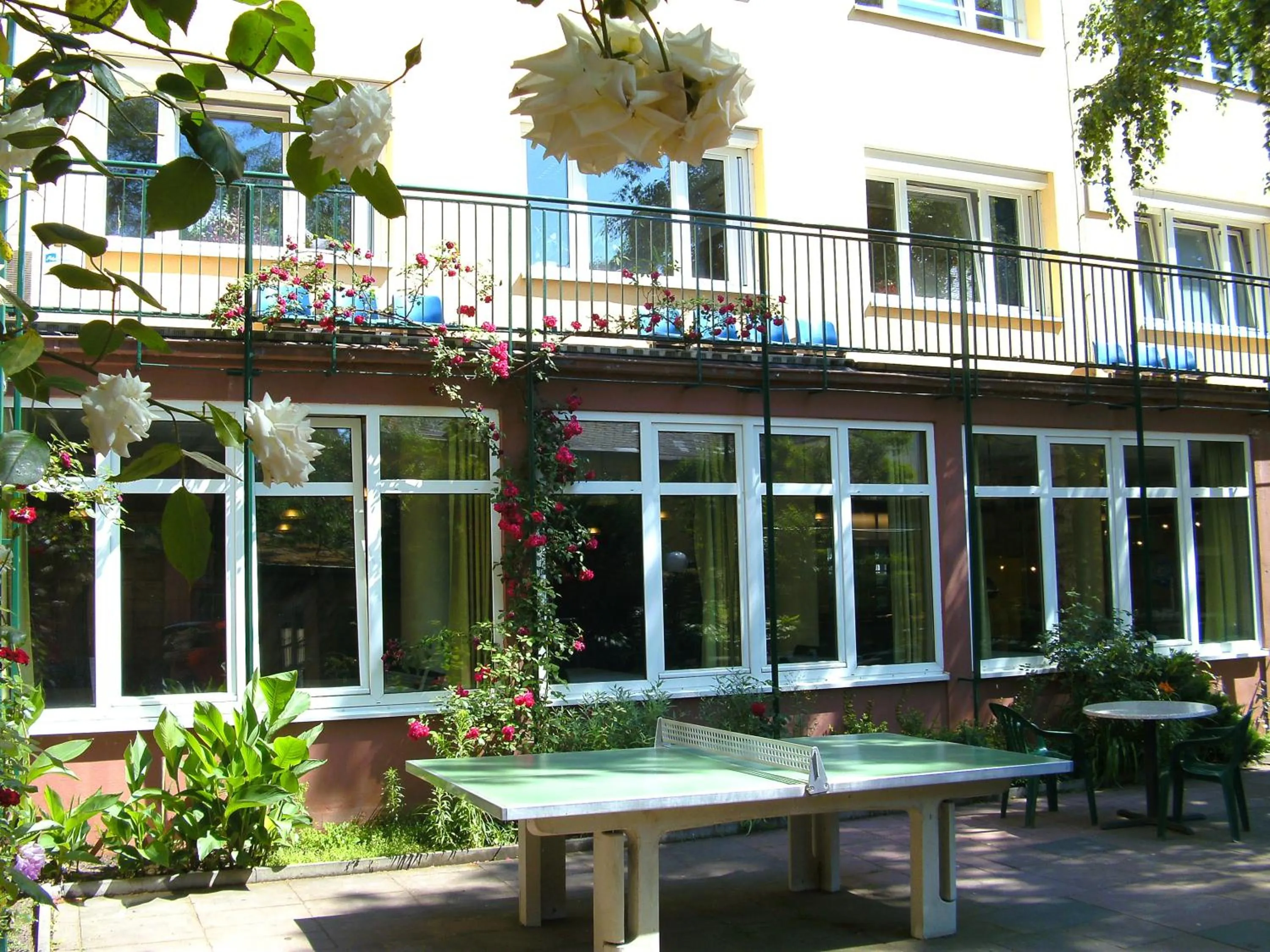 Patio in Jugendherberge Frankfurt - Haus der Jugend