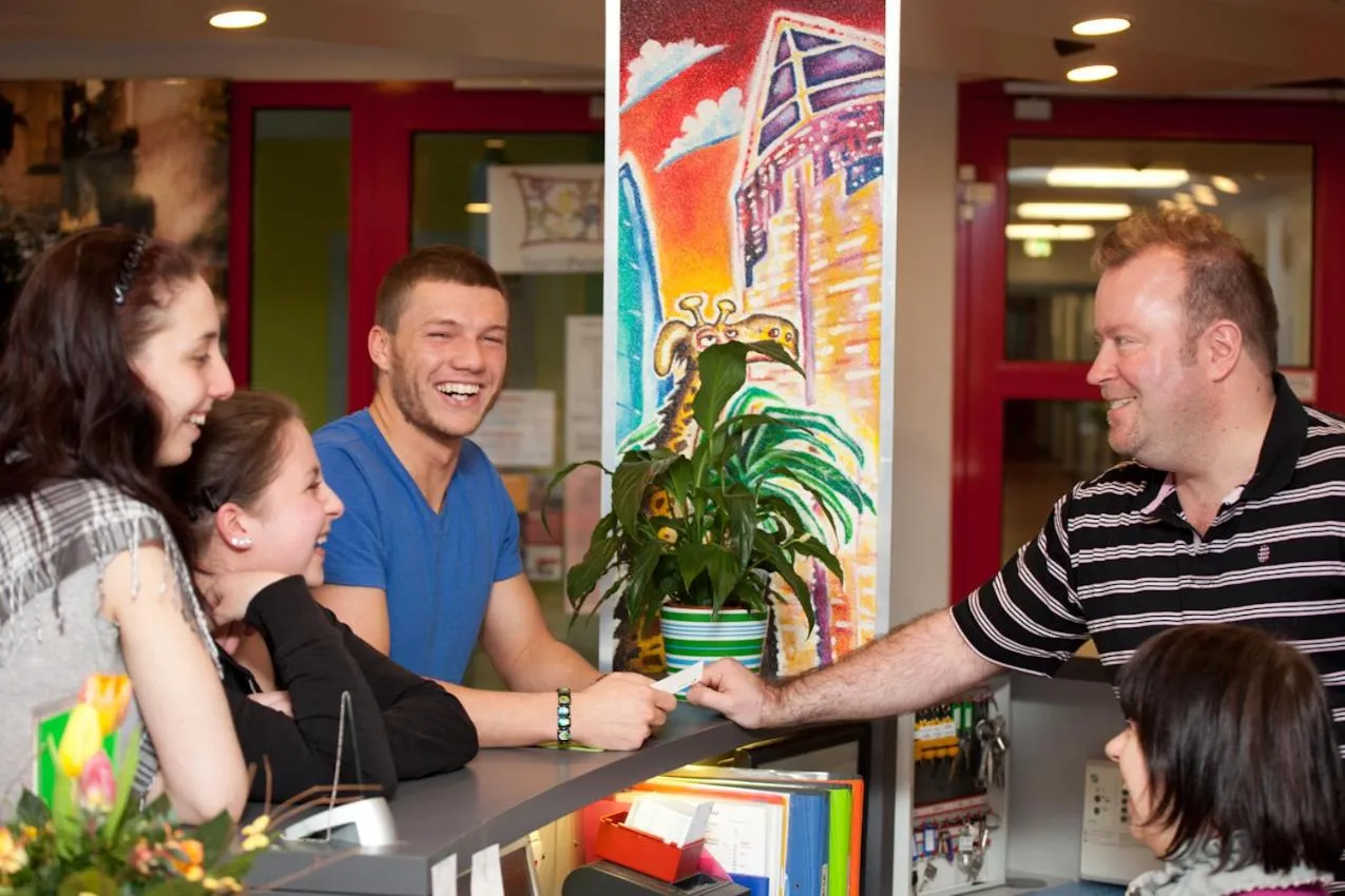 Lobby or reception in Jugendherberge Frankfurt - Haus der Jugend