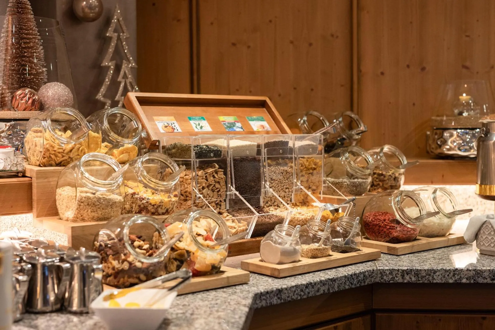 Buffet breakfast in Hotel Garni Angela