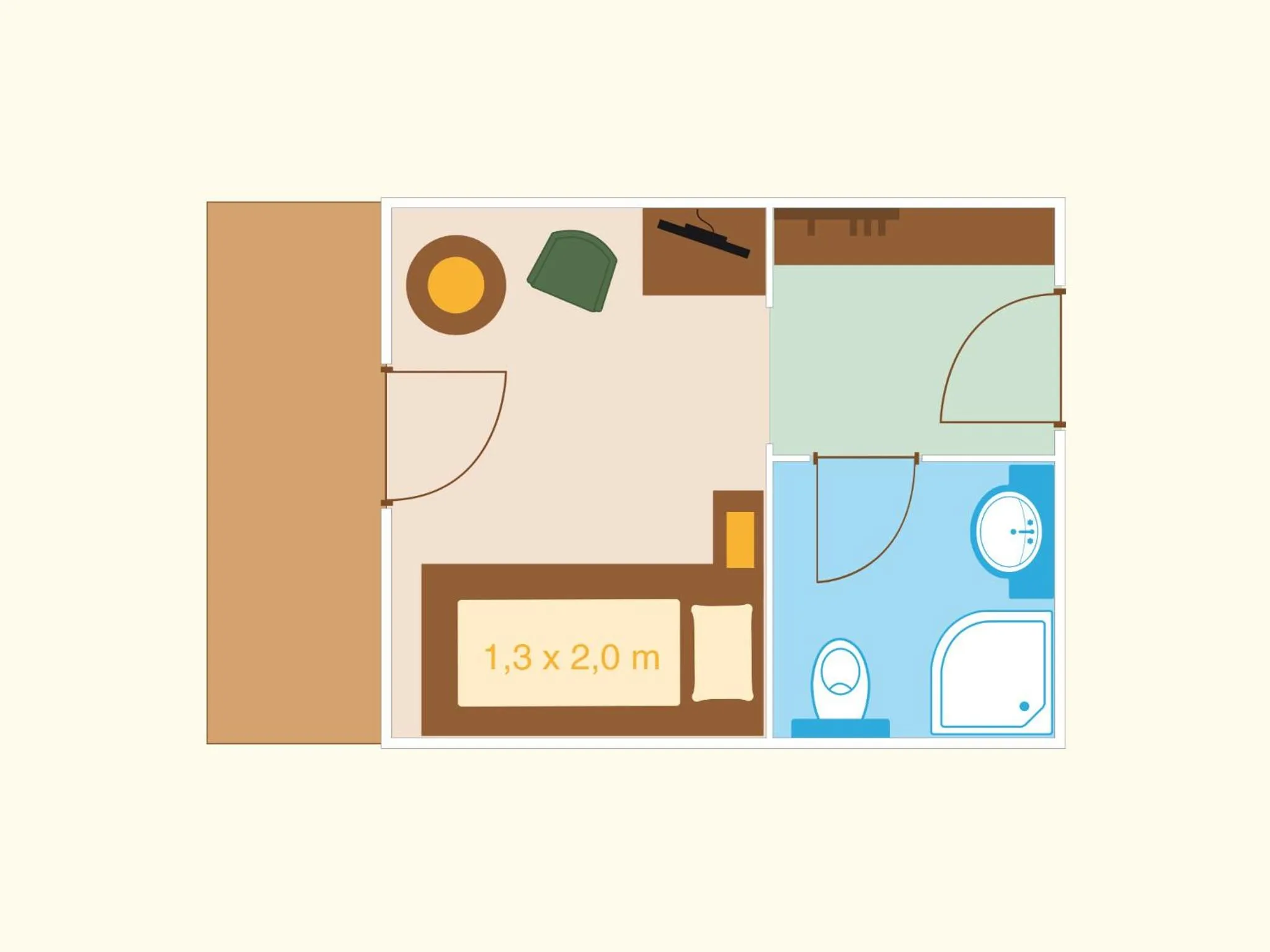 Floor plan in Hotel Garni Angela