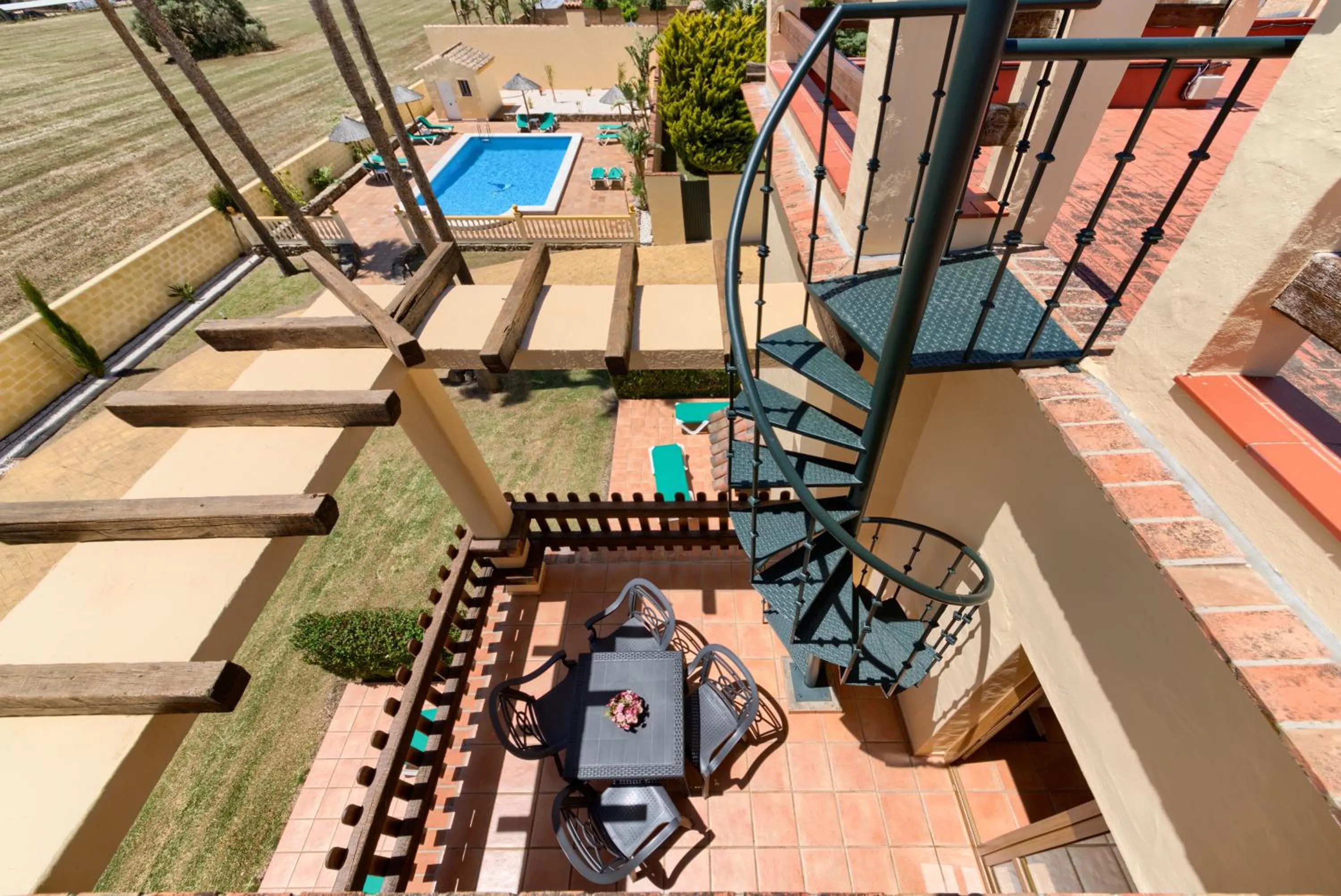 Patio in Apartamentos Villafaro Conil