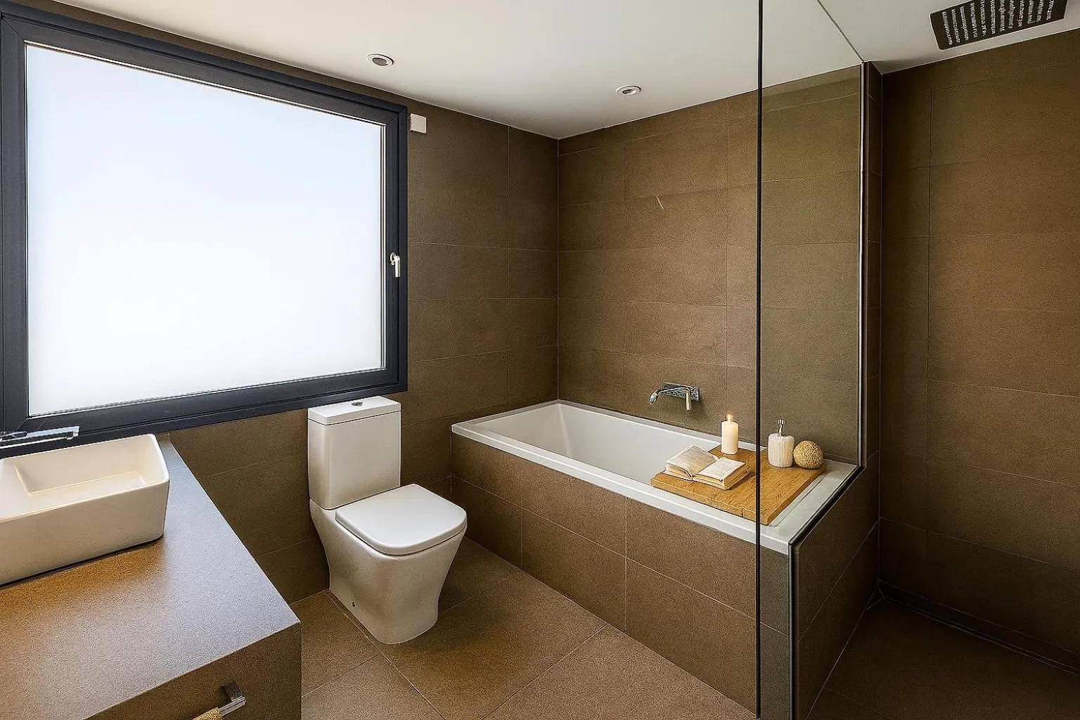 Bathroom in Hotel Sitges