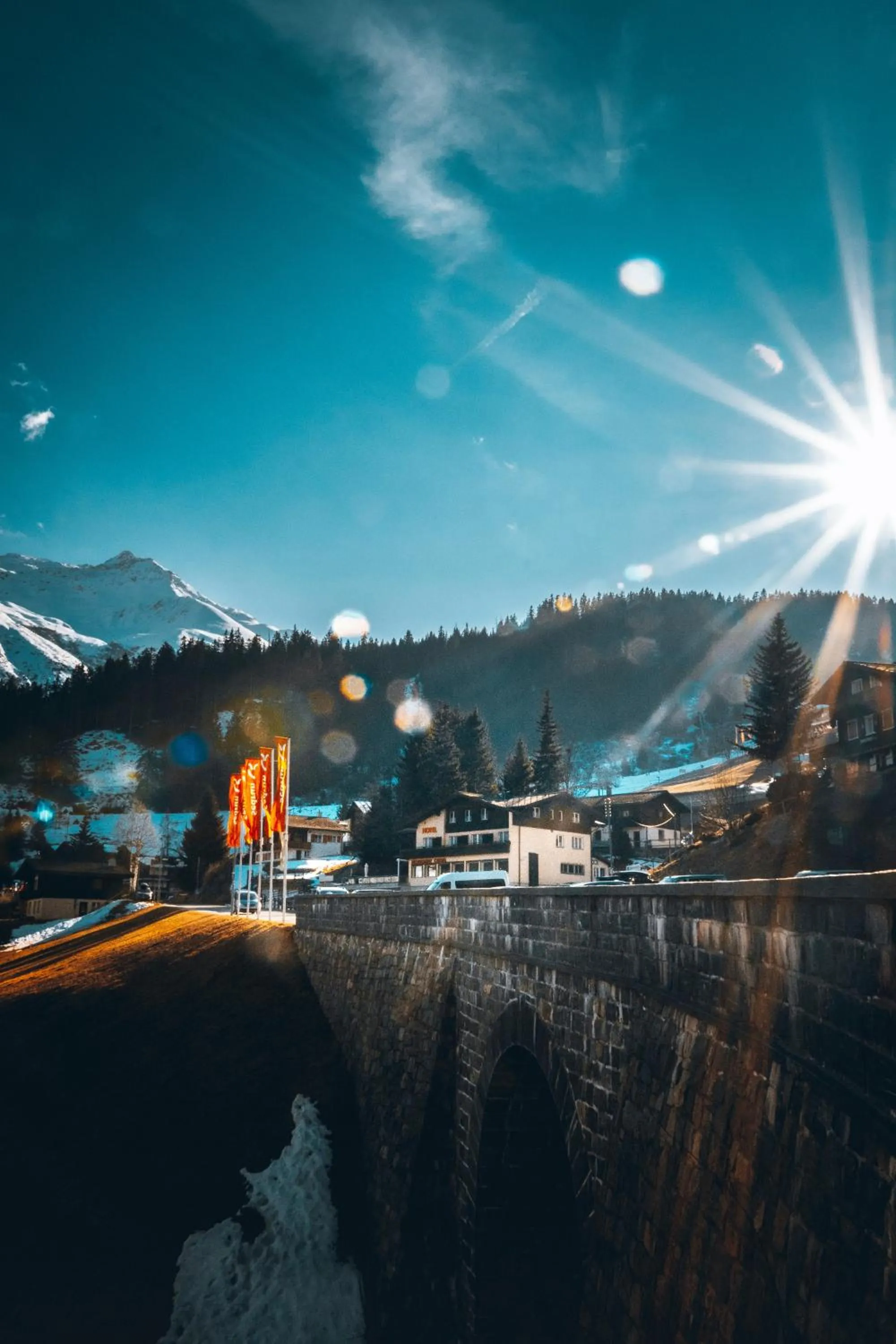 Natural landscape in Cresta Sedrun