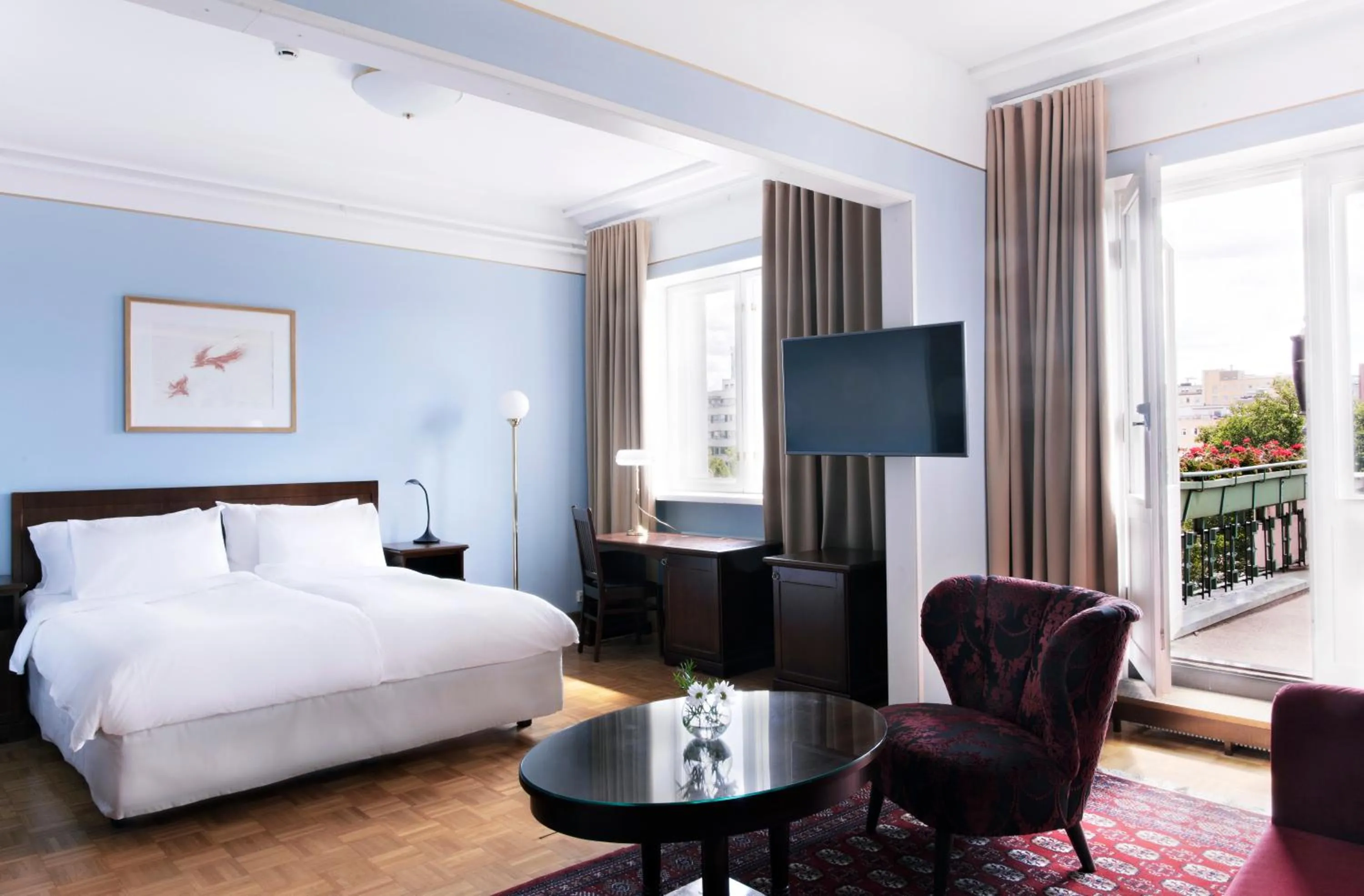 Bed in Radisson Blu Grand Hotel Tammer