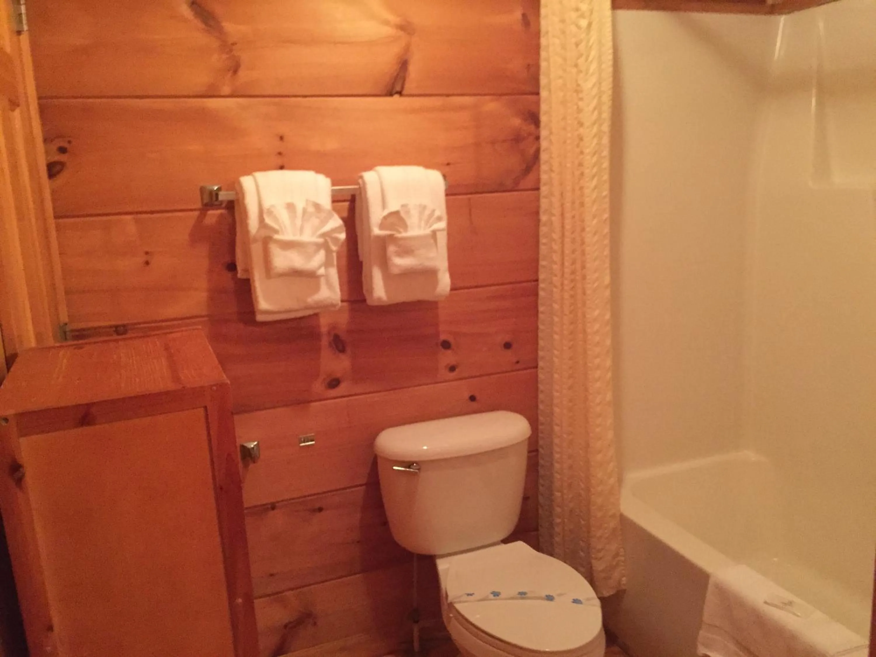 Bathroom in Highland Hills Motel & Cabins