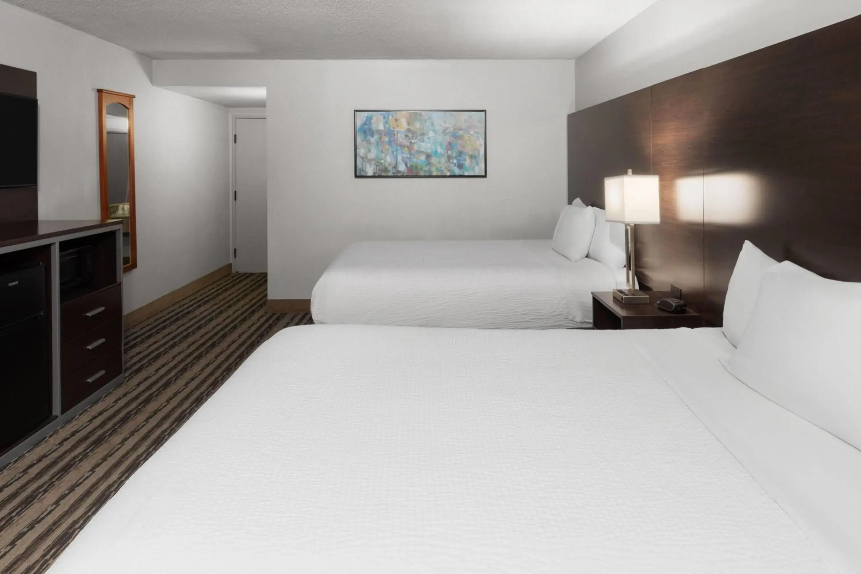 Queen Room with Two Queen Beds, Mobility Access and Roll-In Shower/First Floor, Non-Smoking in Endeavor Inn & Suites, Trademark Collection by Wyndham Queen Room with Two Queen Beds, Mobility Access and Roll-In Shower/First Floor, Non-Smoking in Endeavor Inn & Suites, Trademark Collection by Wyndham