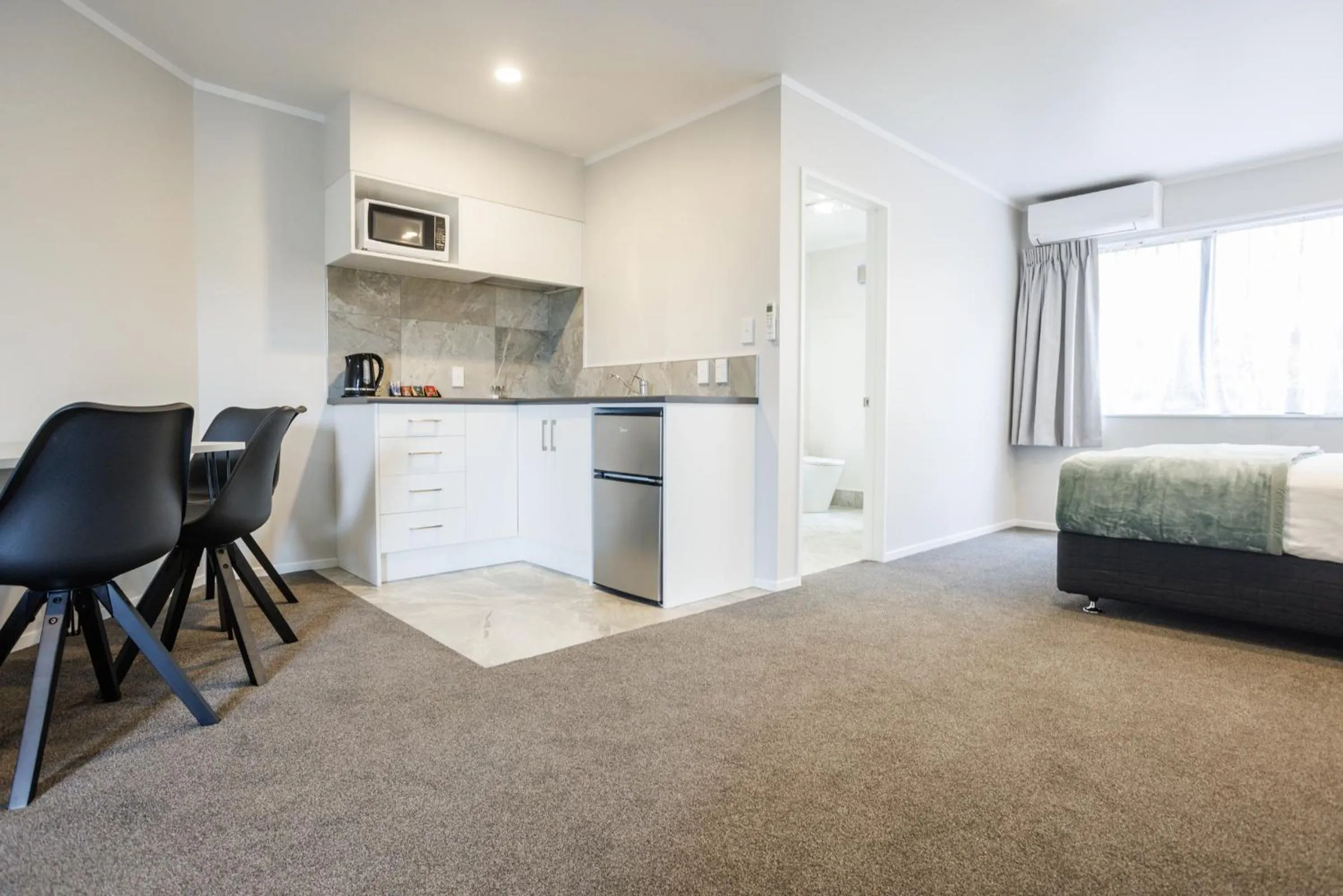 Living room in BK's Pohutukawa Lodge