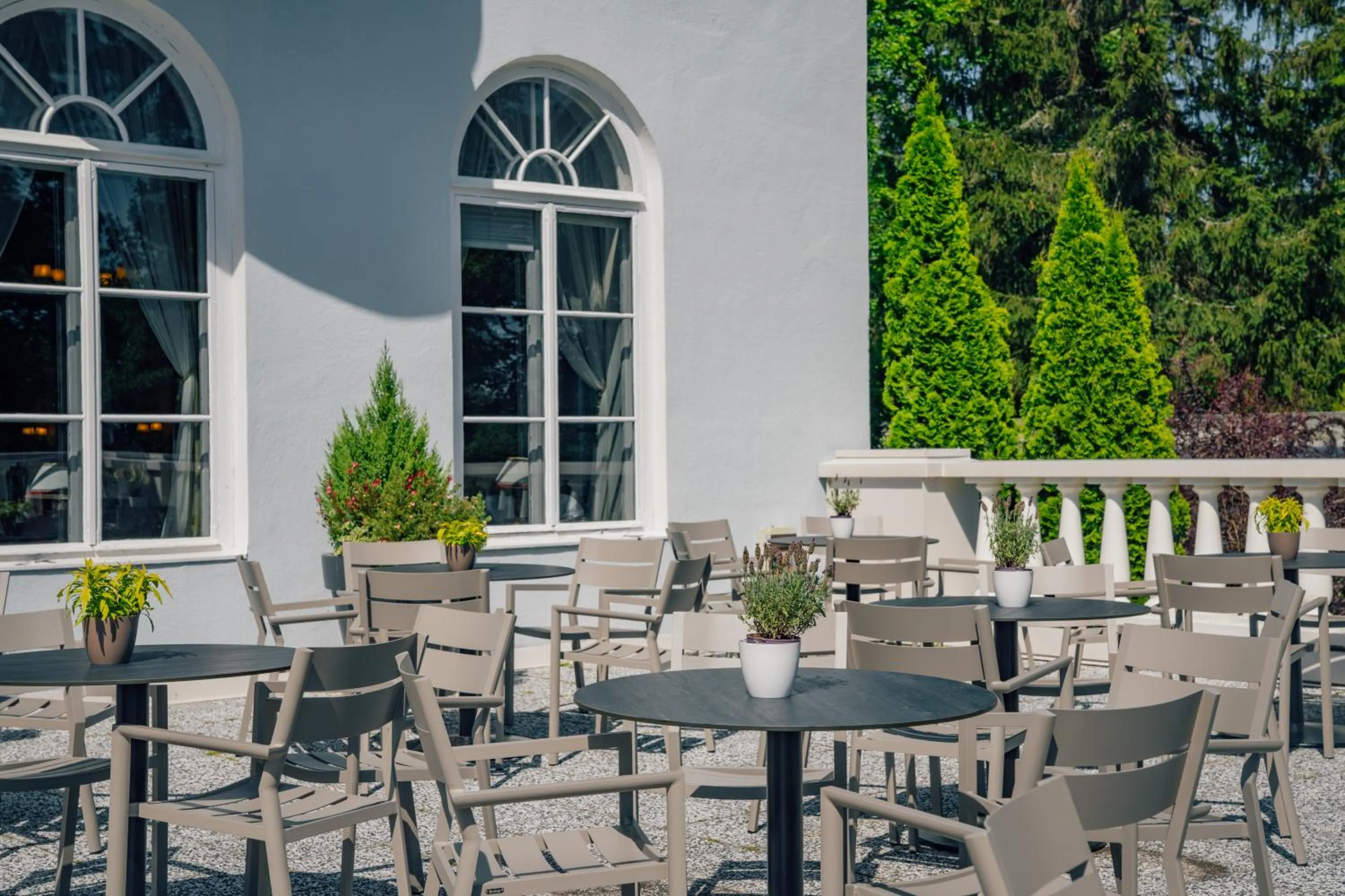 Patio in Hotel Haikko Manor & Spa