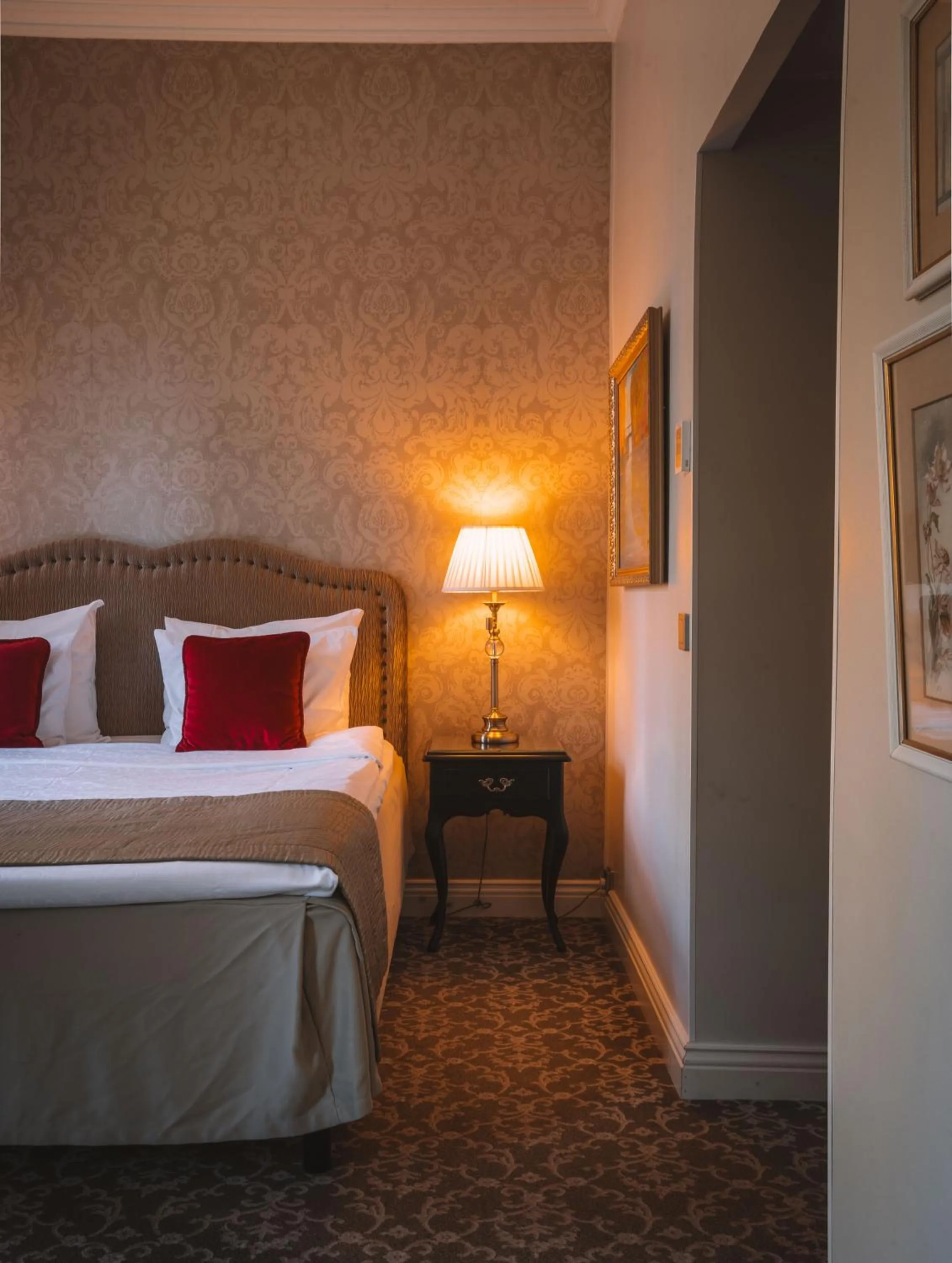 Bed in Hotel Haikko Manor & Spa