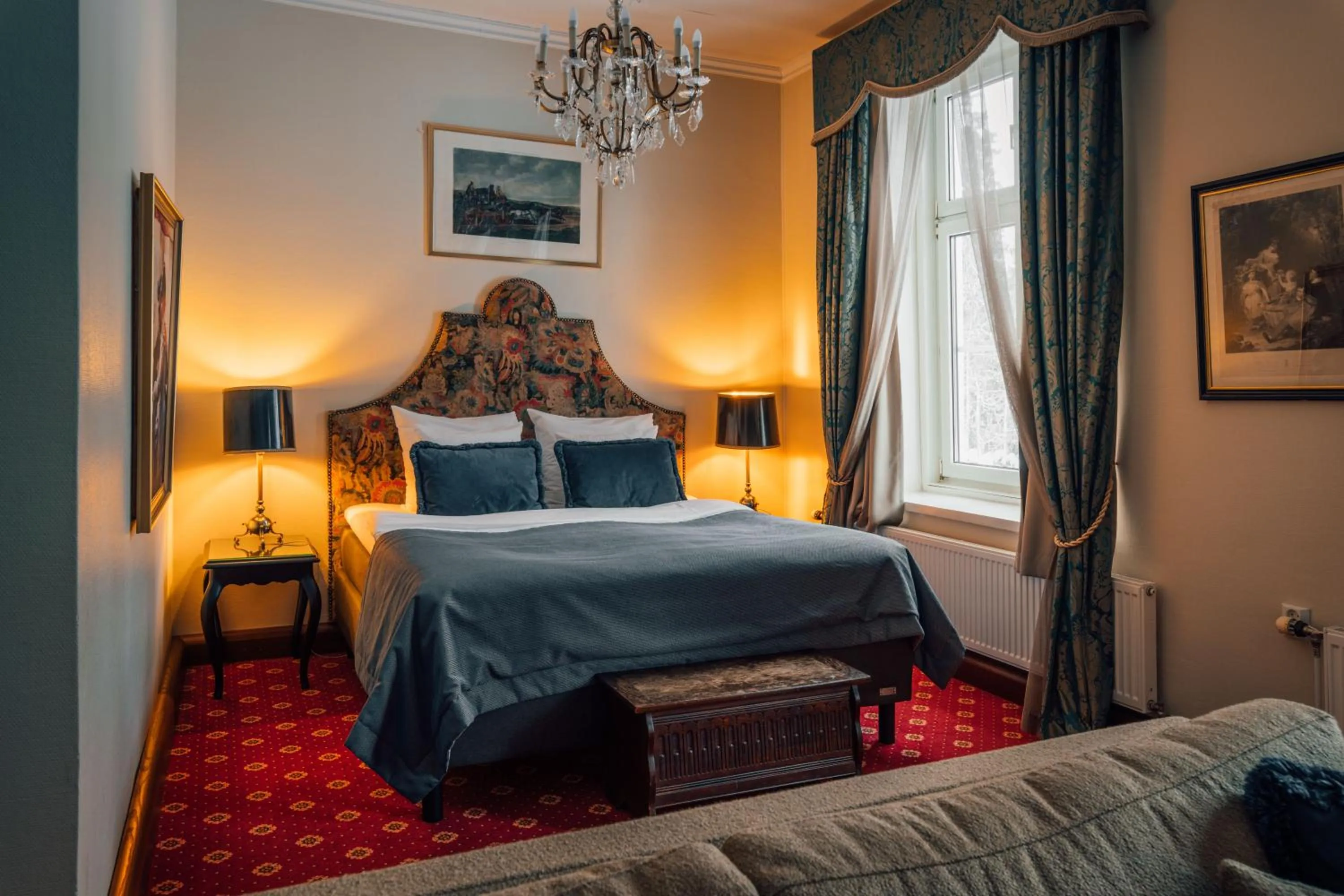 Bed in Hotel Haikko Manor & Spa