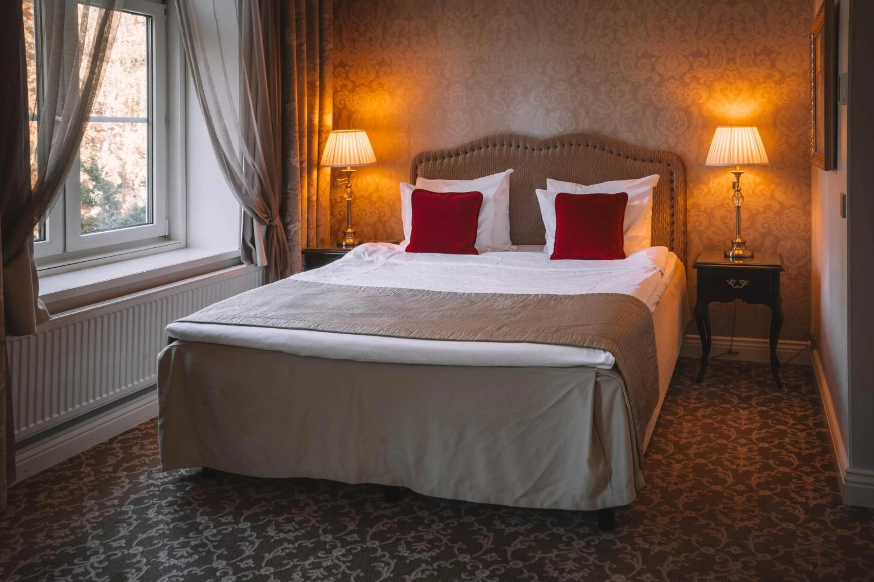 Bed in Hotel Haikko Manor & Spa