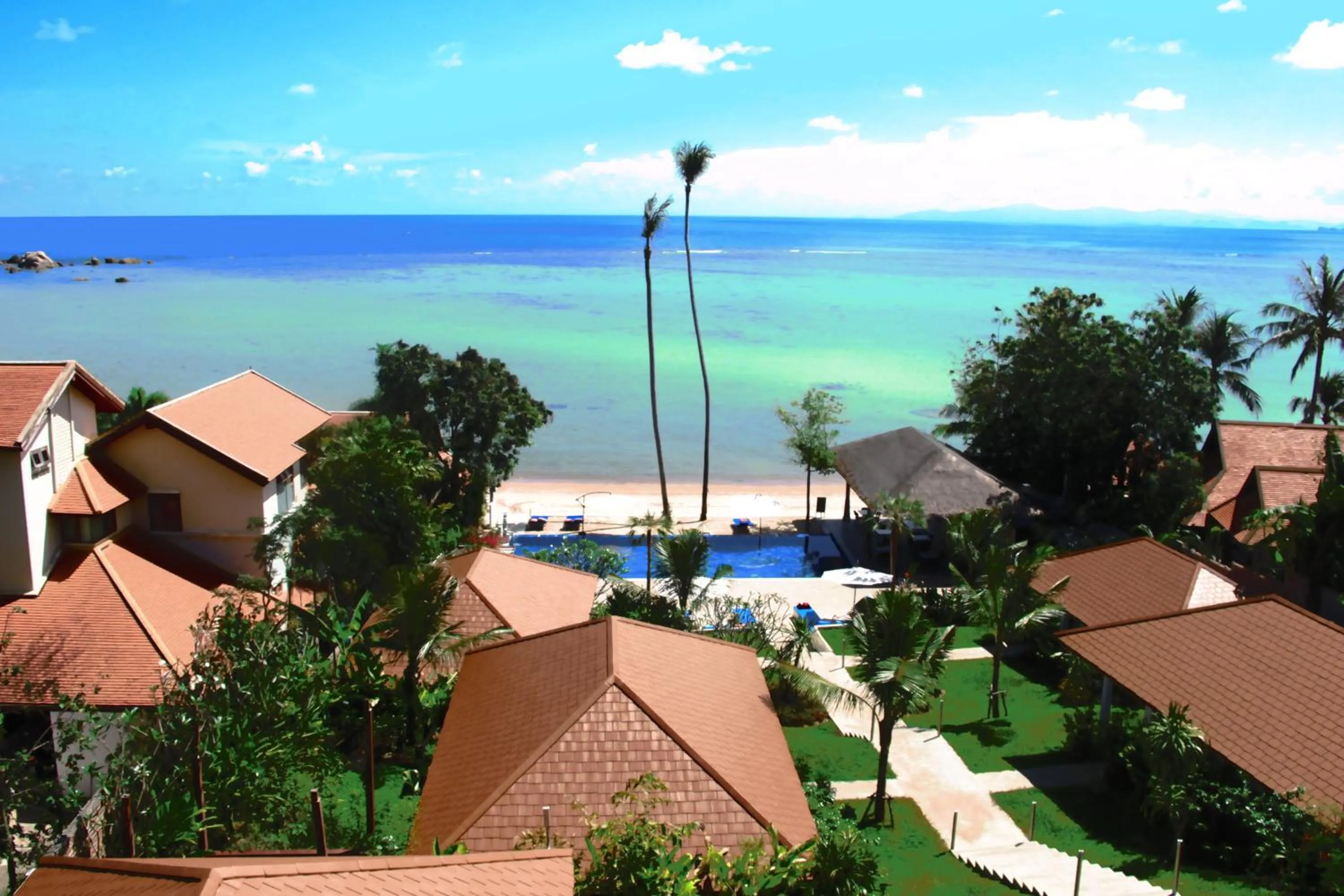 Bird's eye view in Palm Coco Mantra