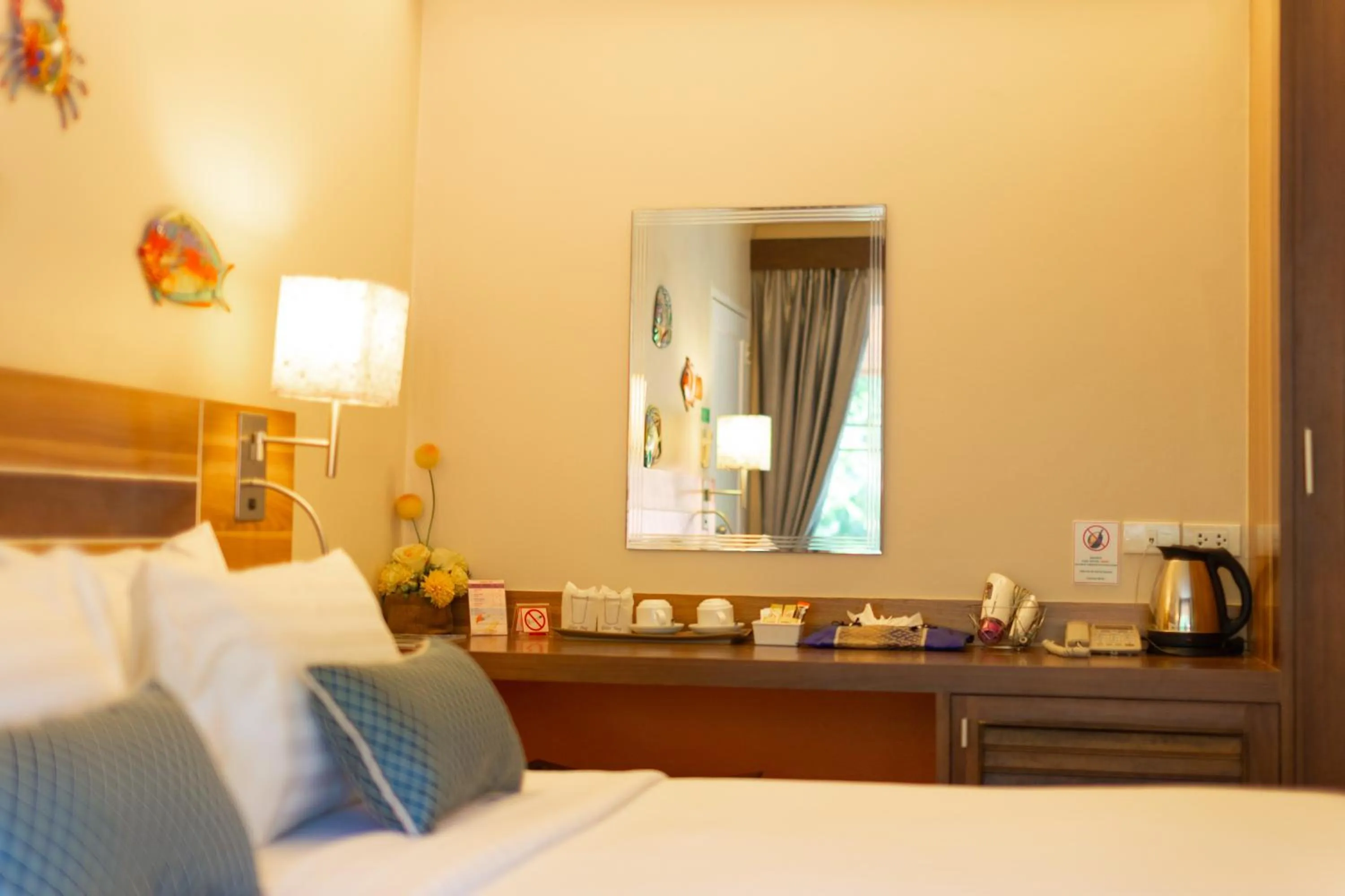 Coffee/tea facilities, Bed in Palm Coco Mantra