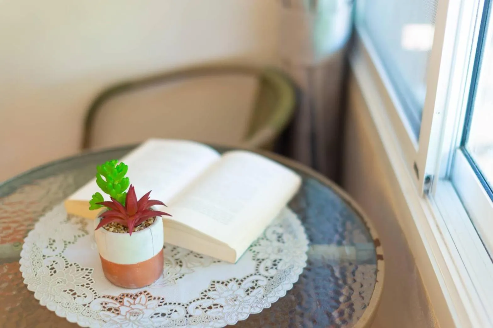 Seating area in Palm Coco Mantra