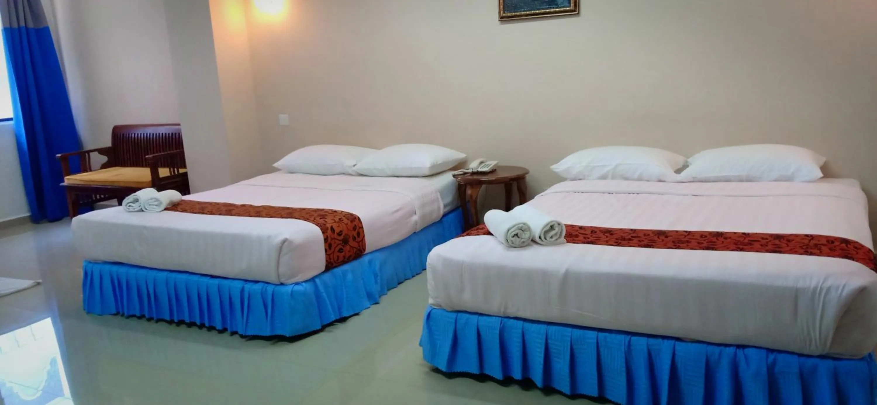 Bed in Hotel K T Mutiara