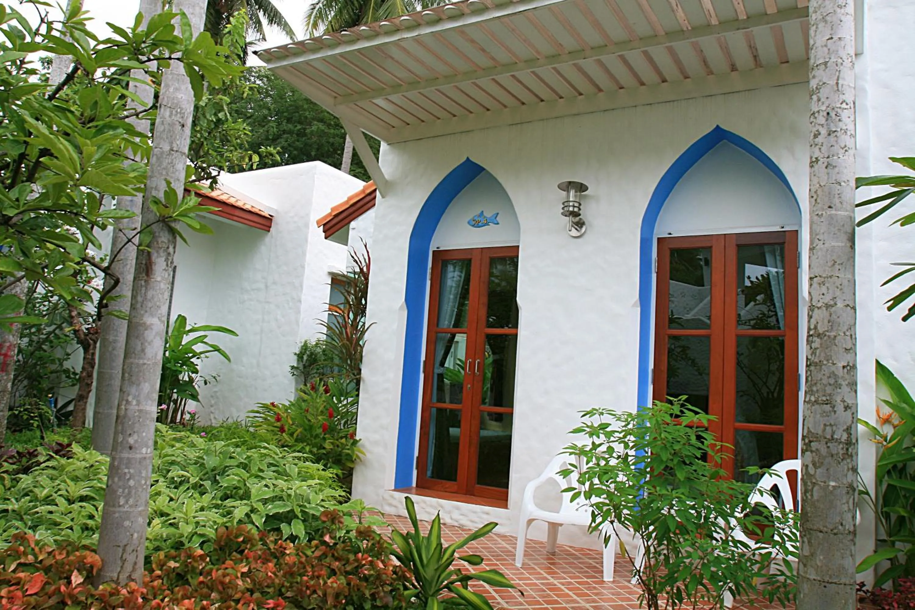 Balcony/Terrace in Baanmontra Beach Resort - Bankrut