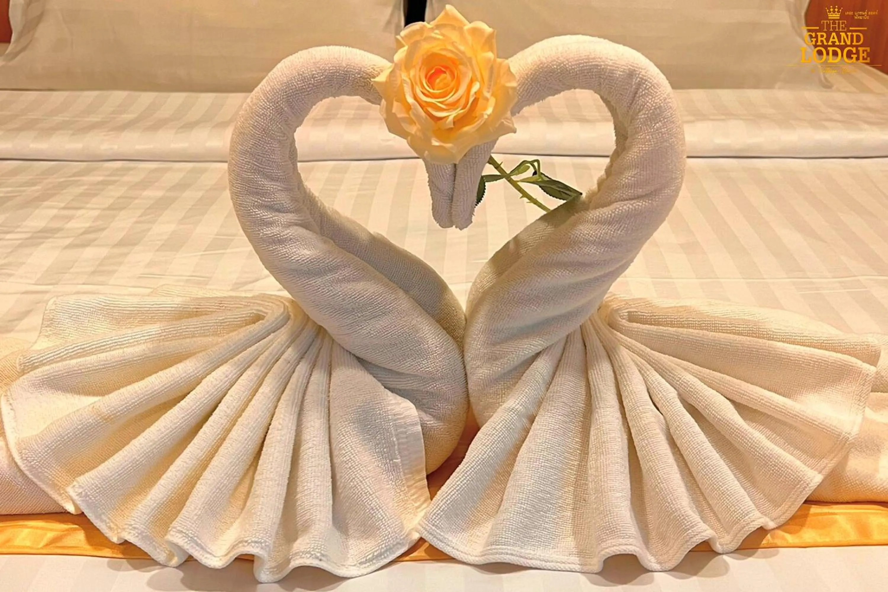 Bed in The Grand Lodge Pattaya