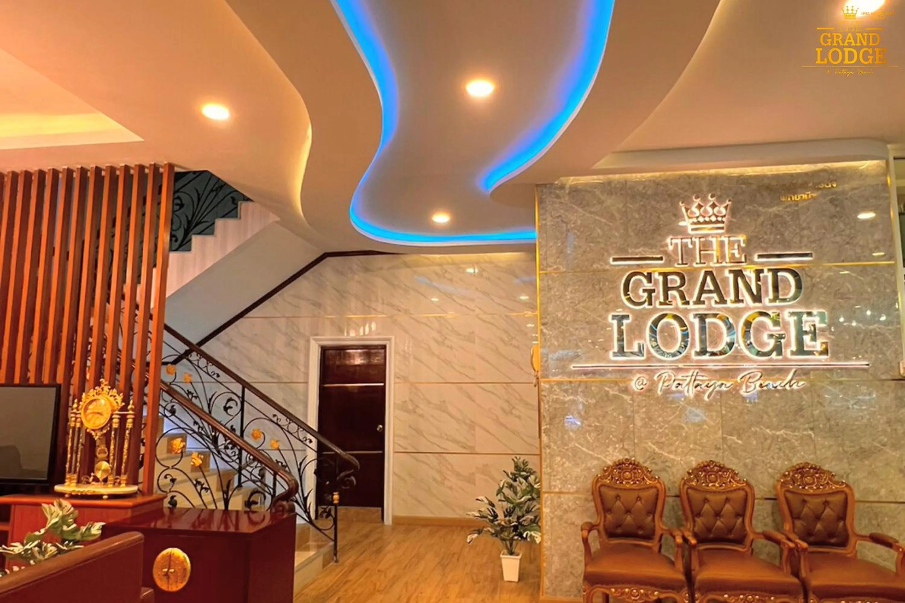Lobby or reception in The Grand Lodge Pattaya
