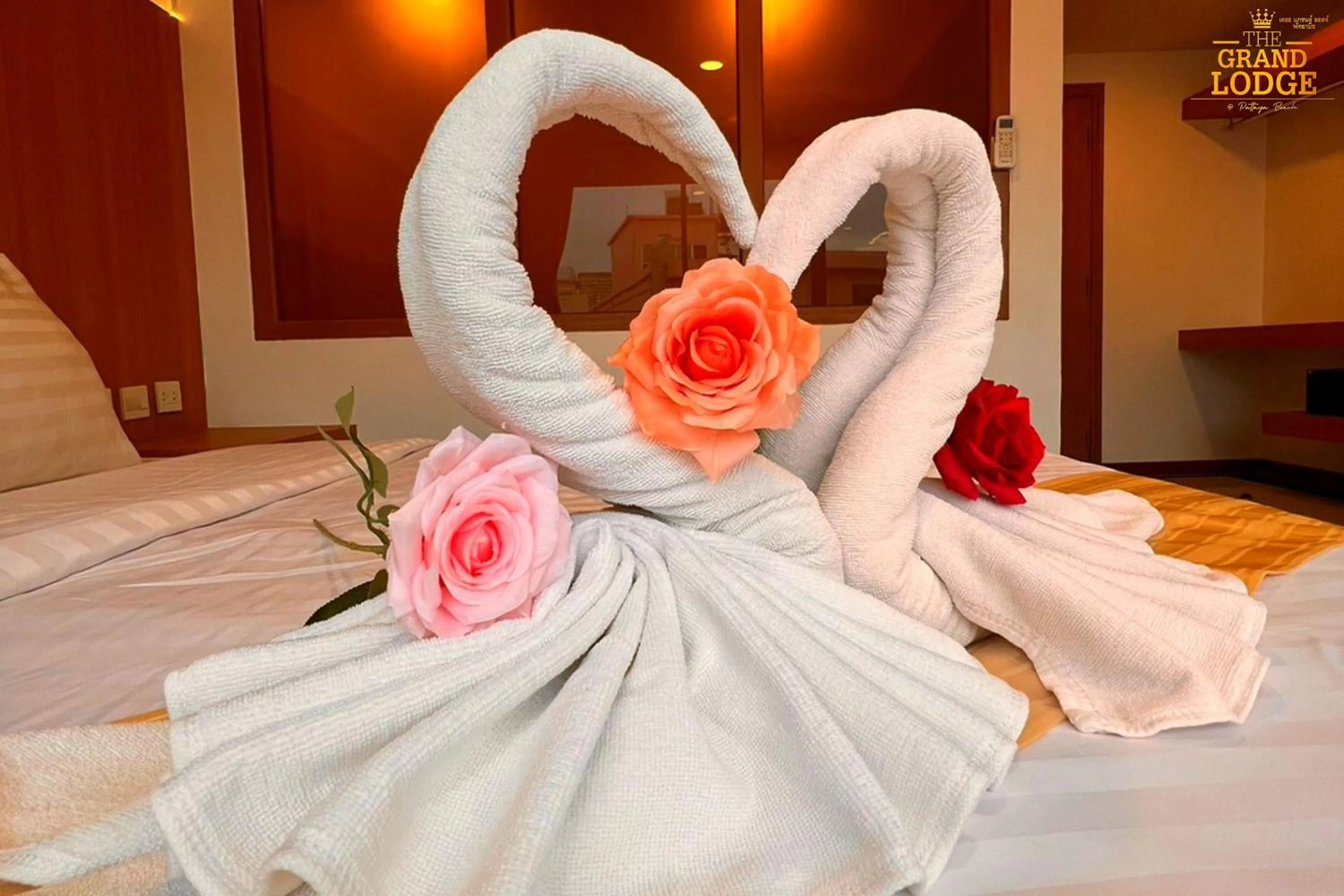 Bed in The Grand Lodge Pattaya