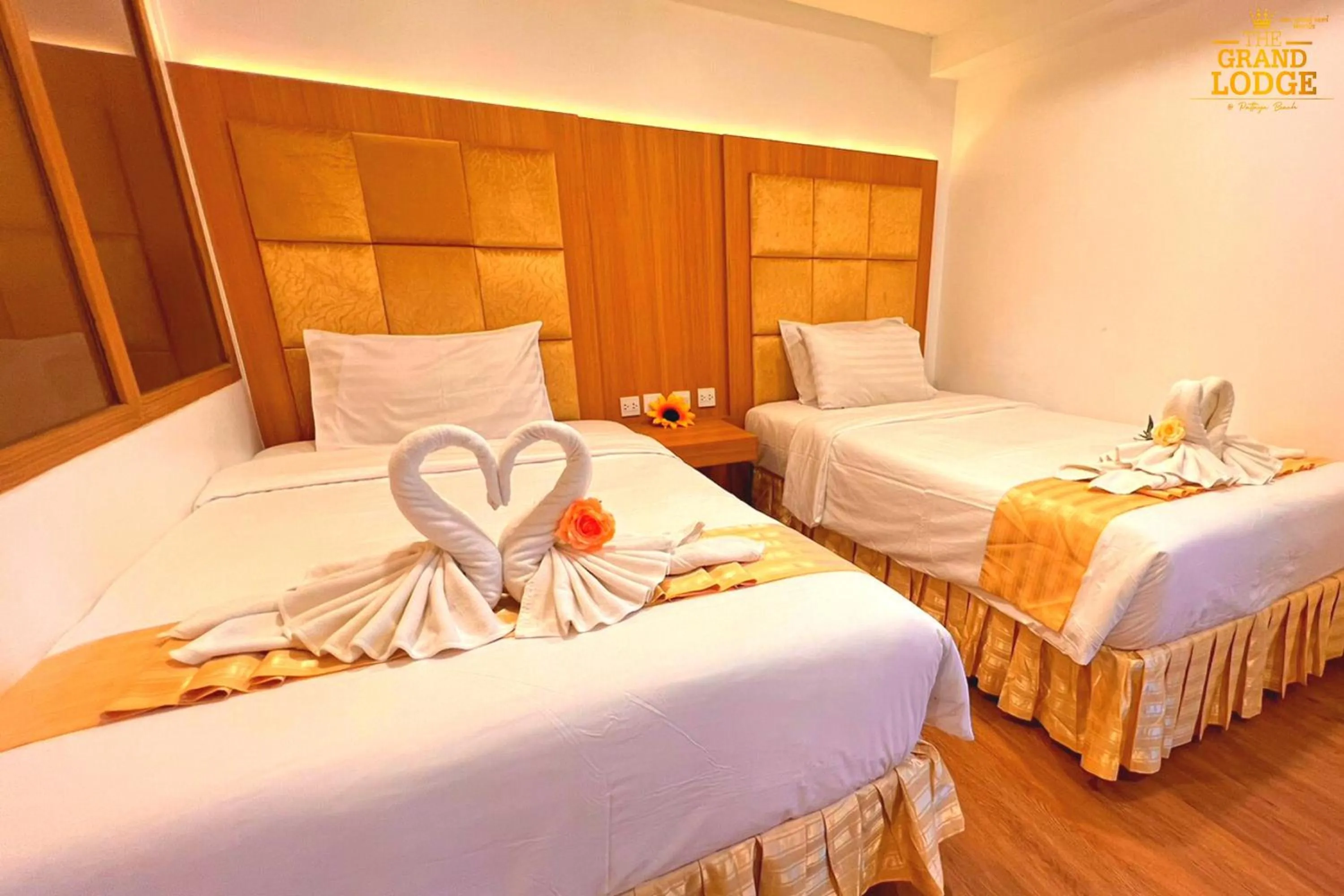 Bed in The Grand Lodge Pattaya