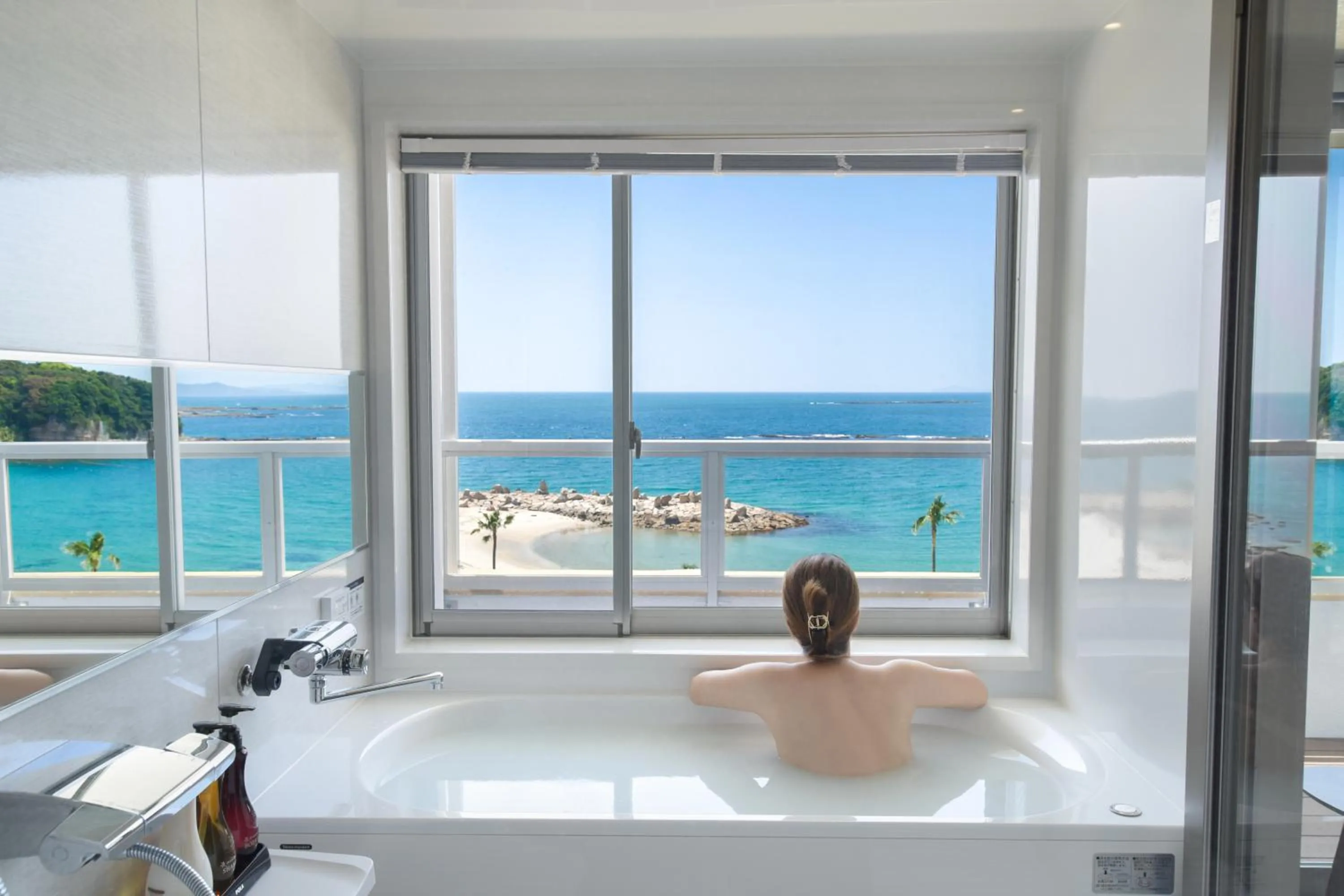 Bathroom in Hotel Sanrakuso