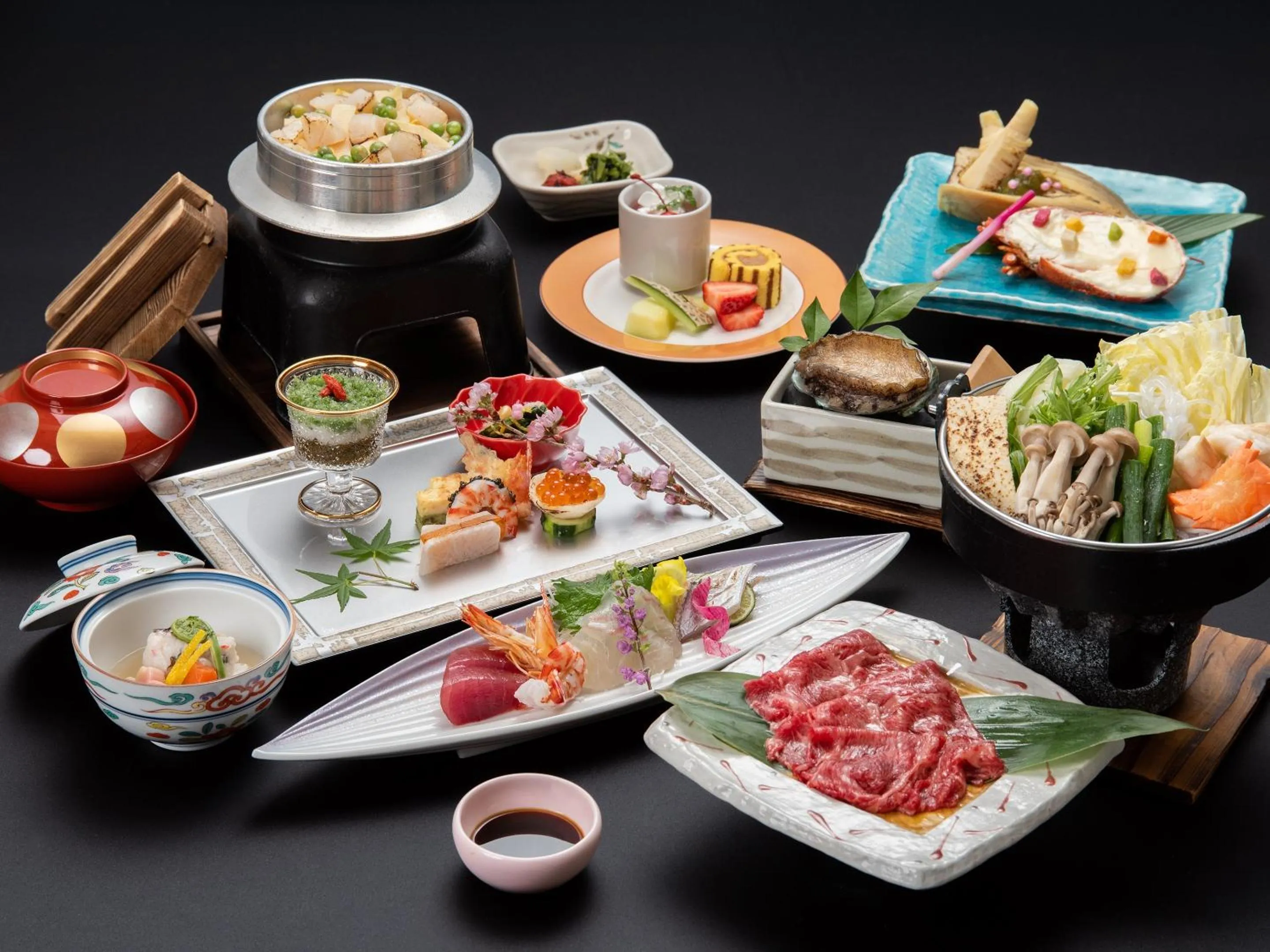 Dinner in Hotel Sanrakuso