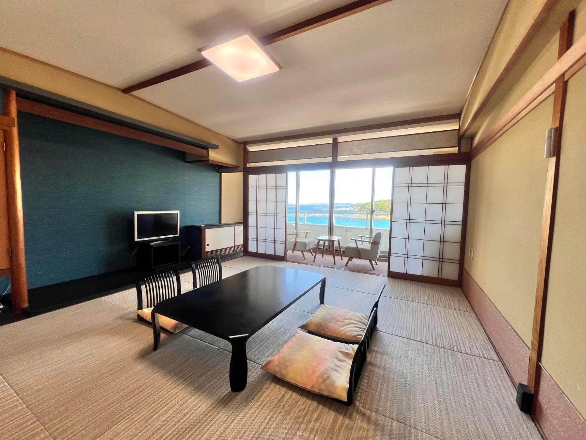 Living room in Hotel Sanrakuso