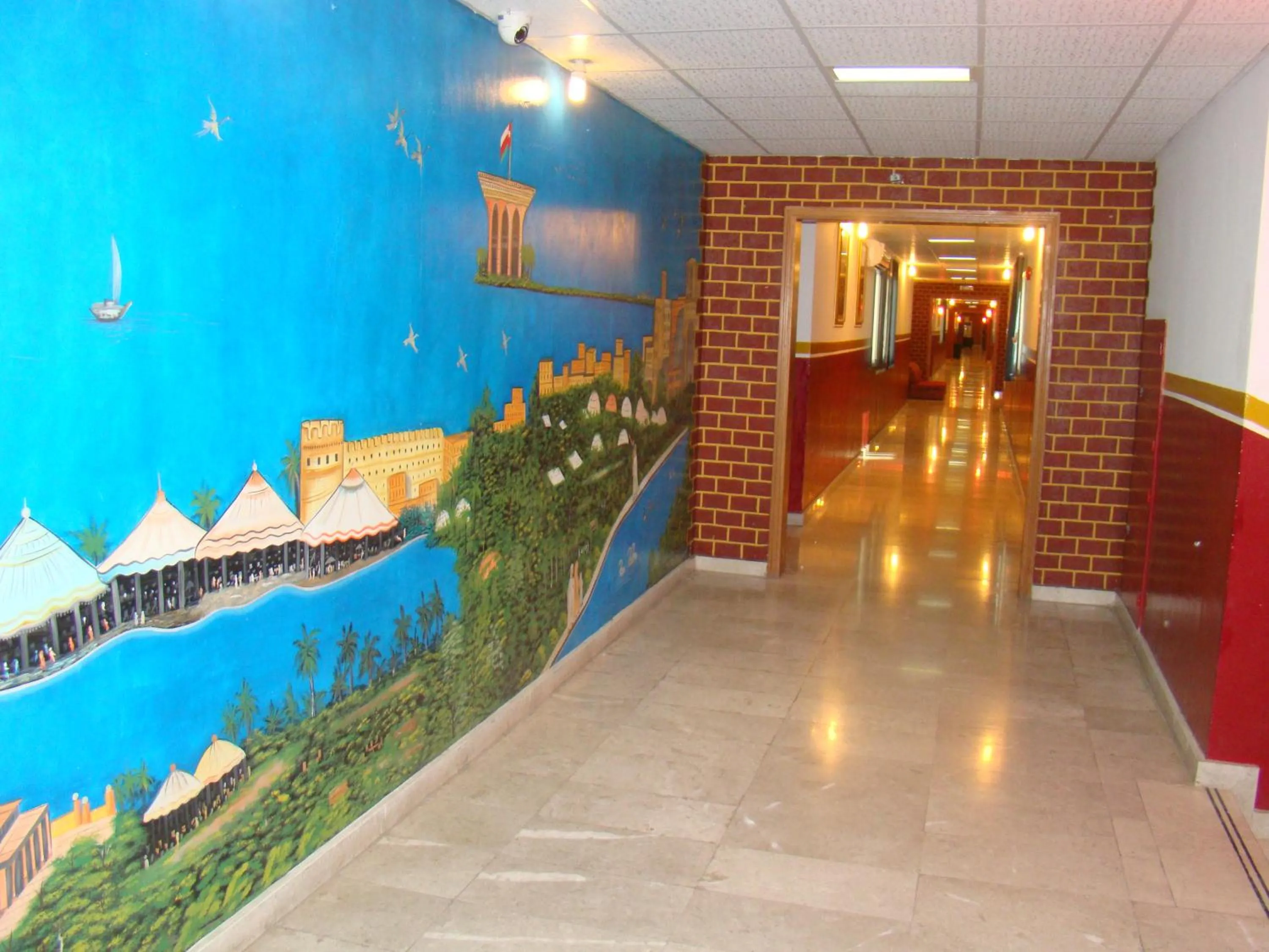 Decorative detail in Atlas Hotel Apartments