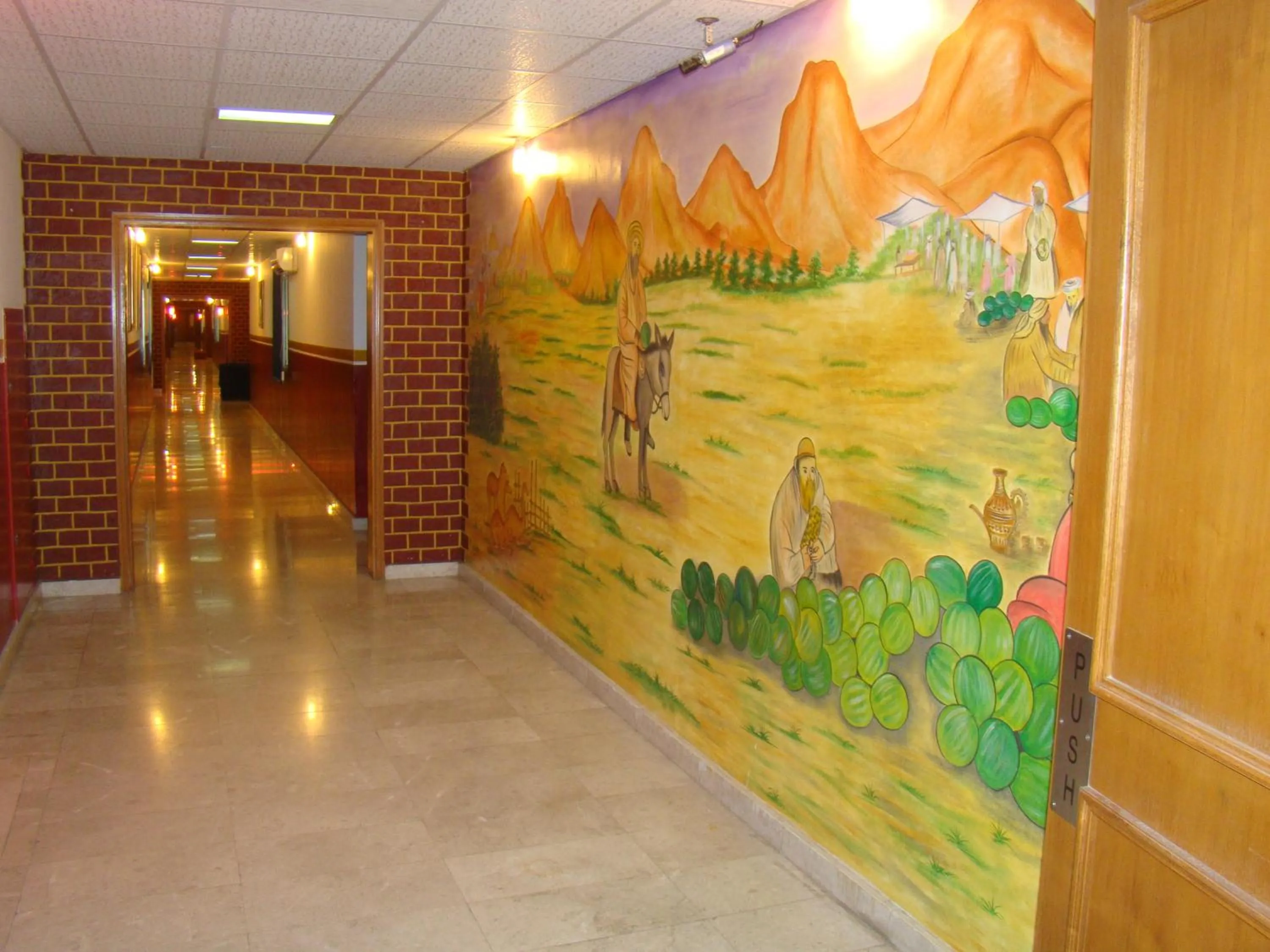 Decorative detail in Atlas Hotel Apartments