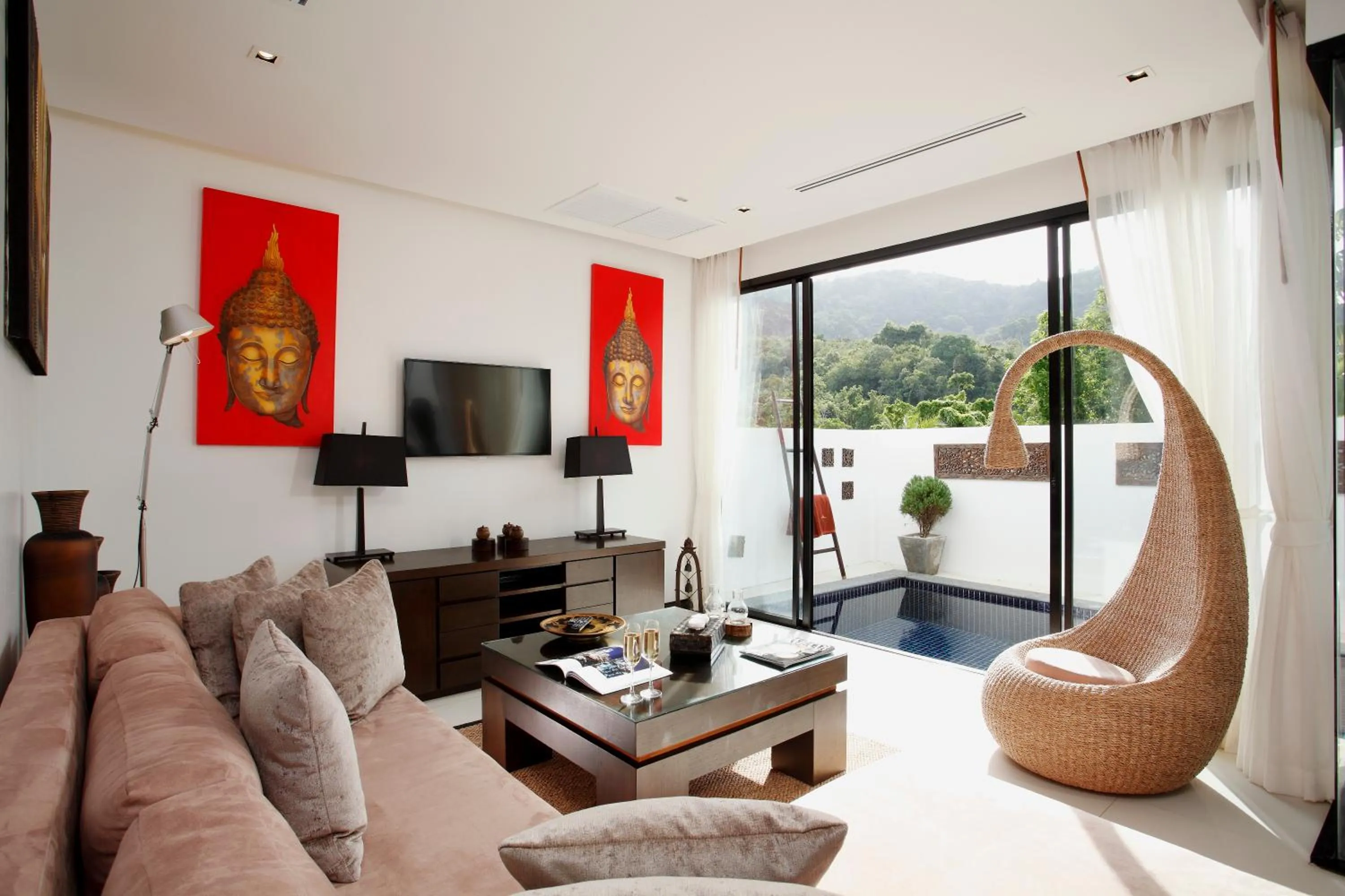 Living room in By The Lake Villas