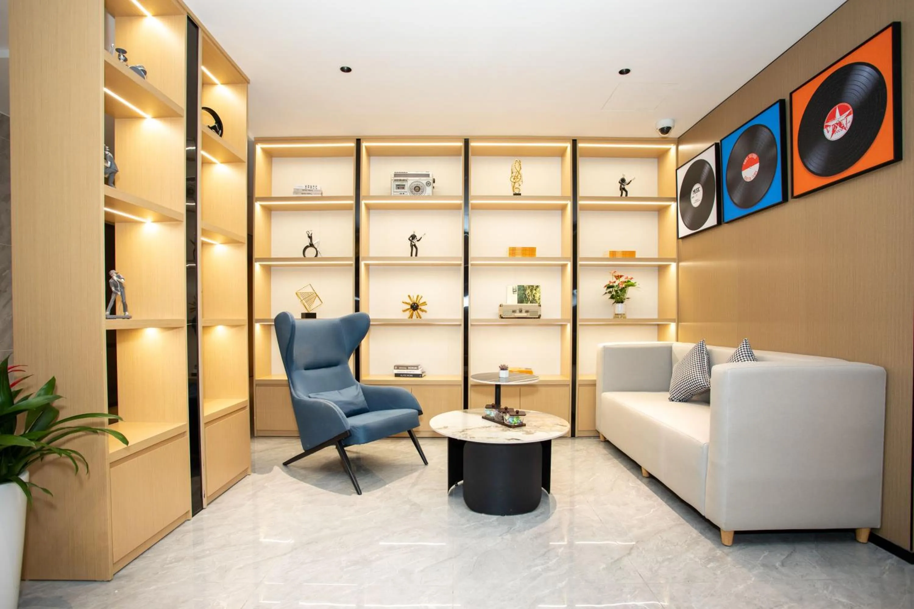 Seating area in VX Hotel Shanghai Yixian Road Dabaishu