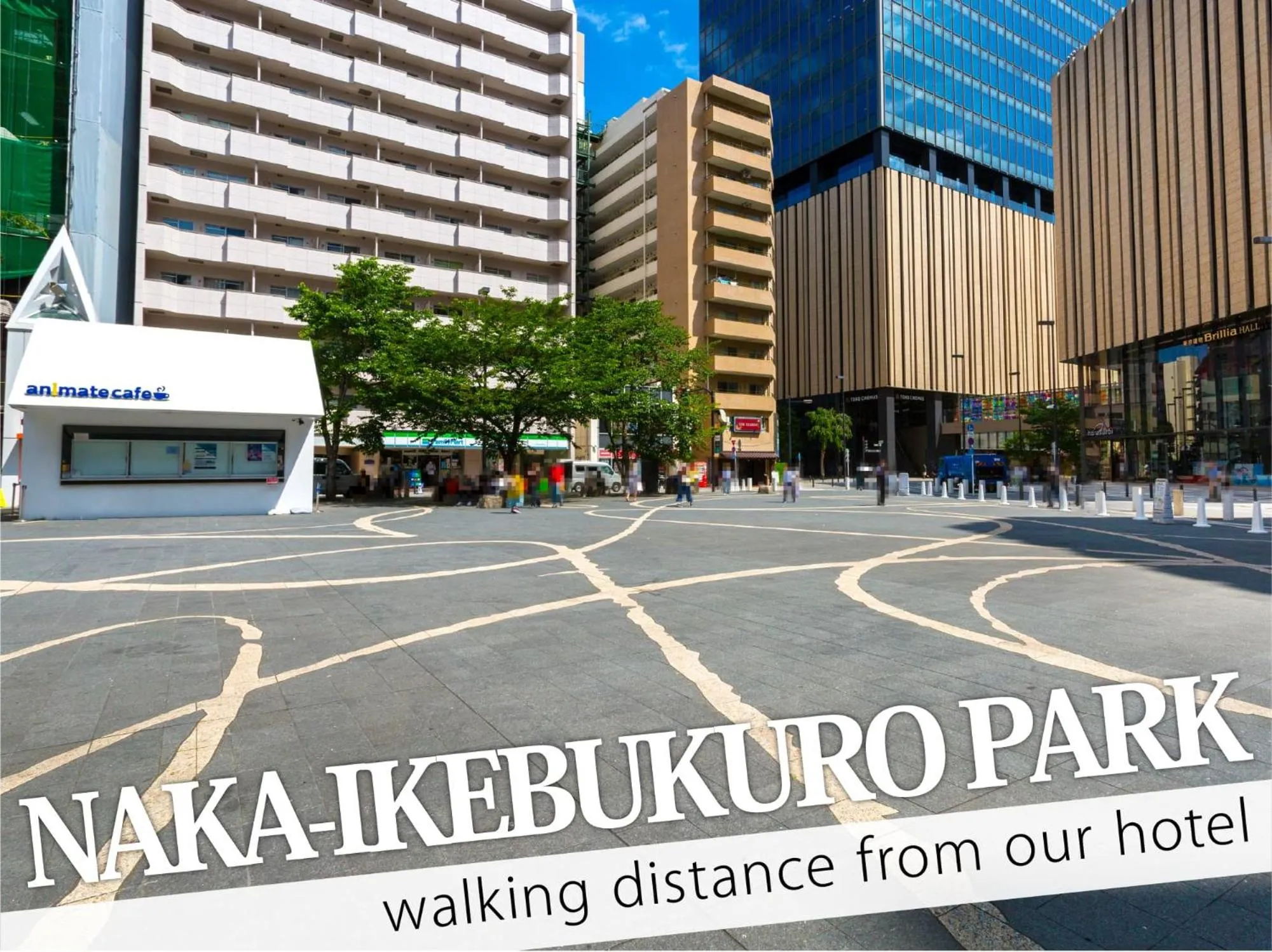 Nearby landmark in Ikebukuro Central Hotel