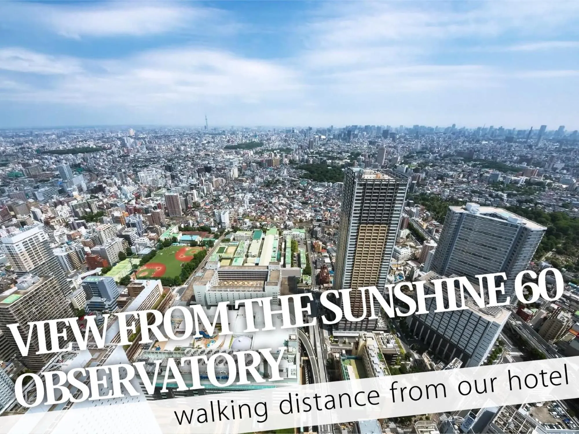 Nearby landmark in Ikebukuro Central Hotel