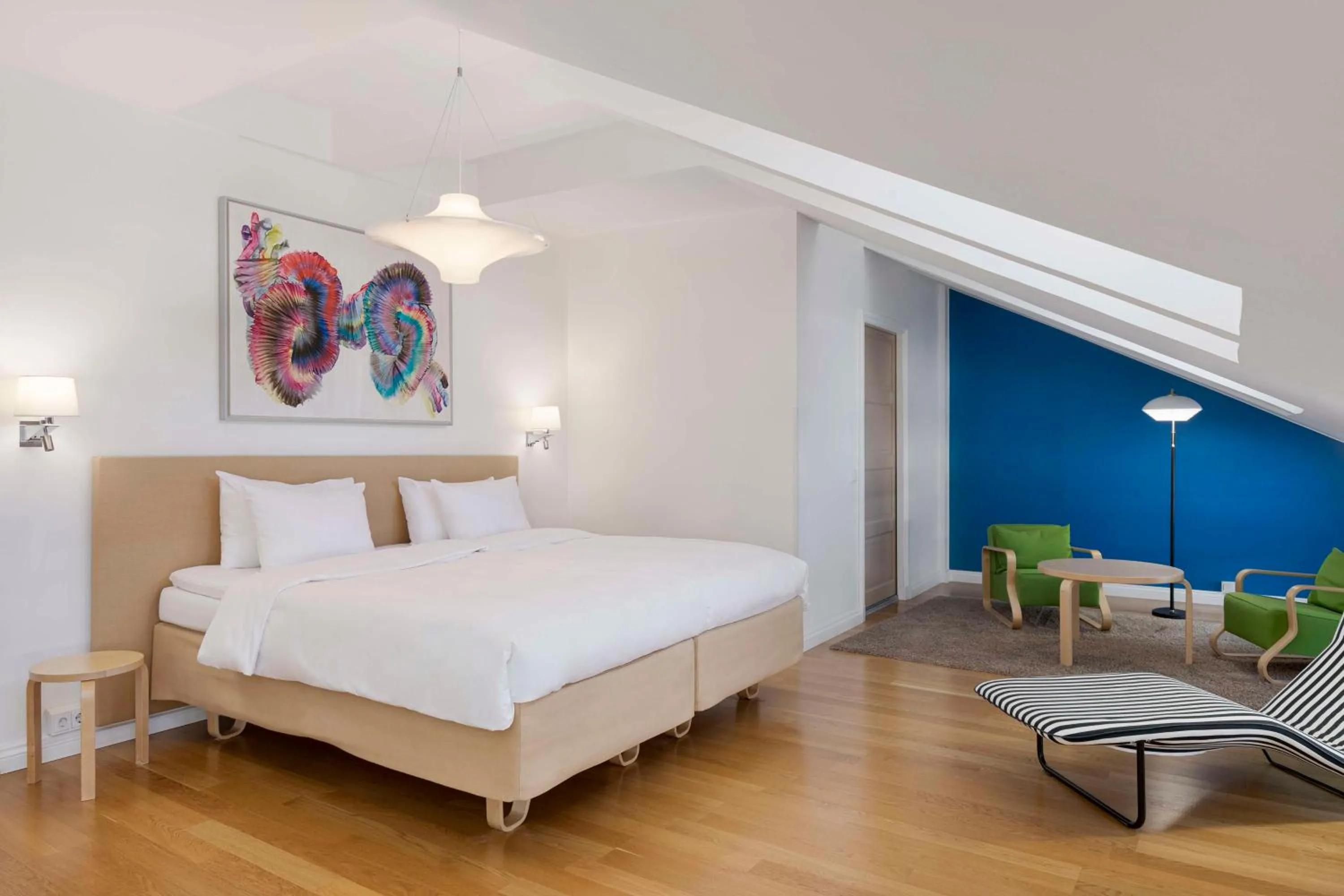 Bedroom, Bed in Radisson Blu Aleksanteri Hotel, Helsinki