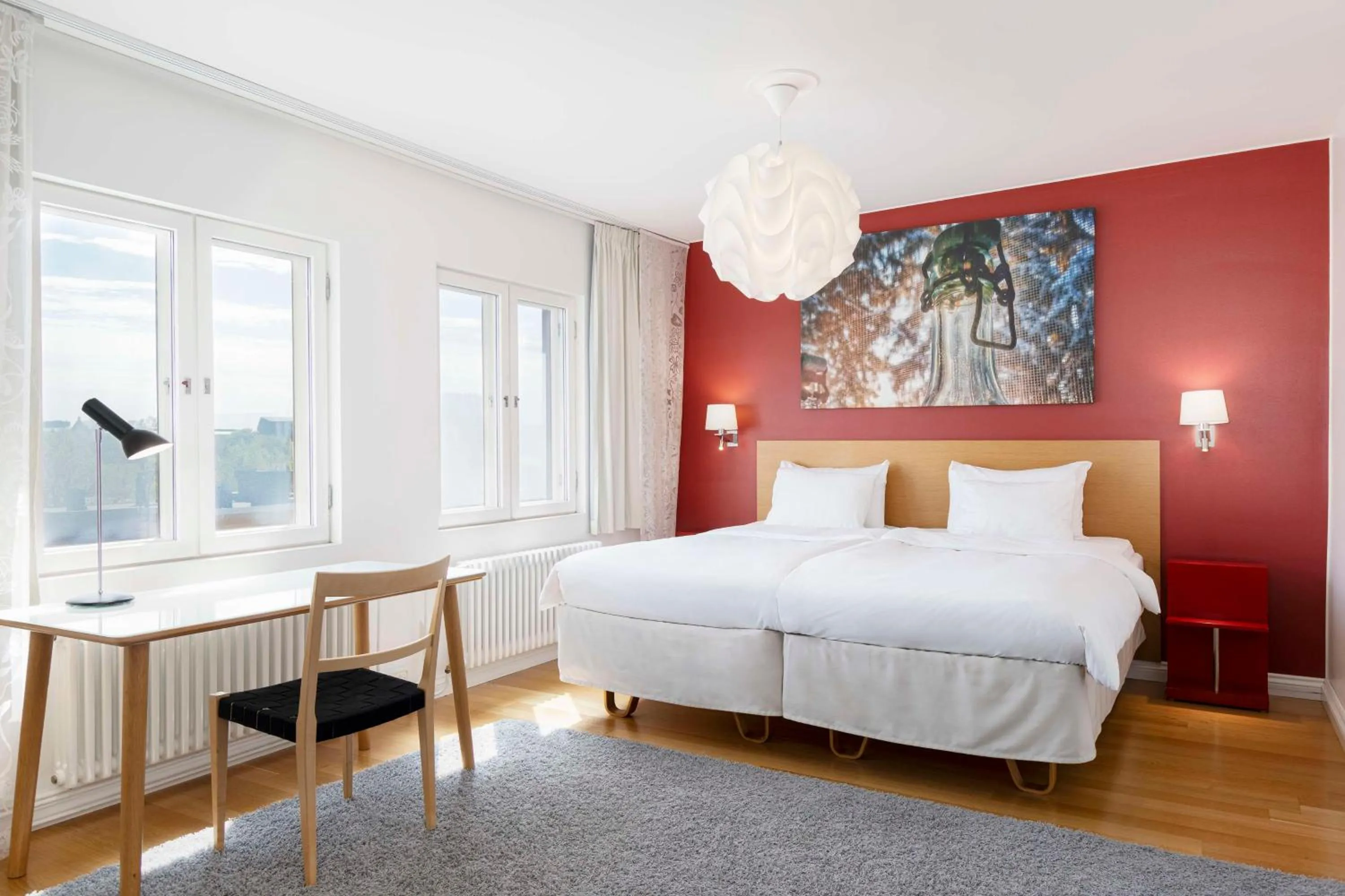 Bedroom, Bed in Radisson Blu Aleksanteri Hotel, Helsinki